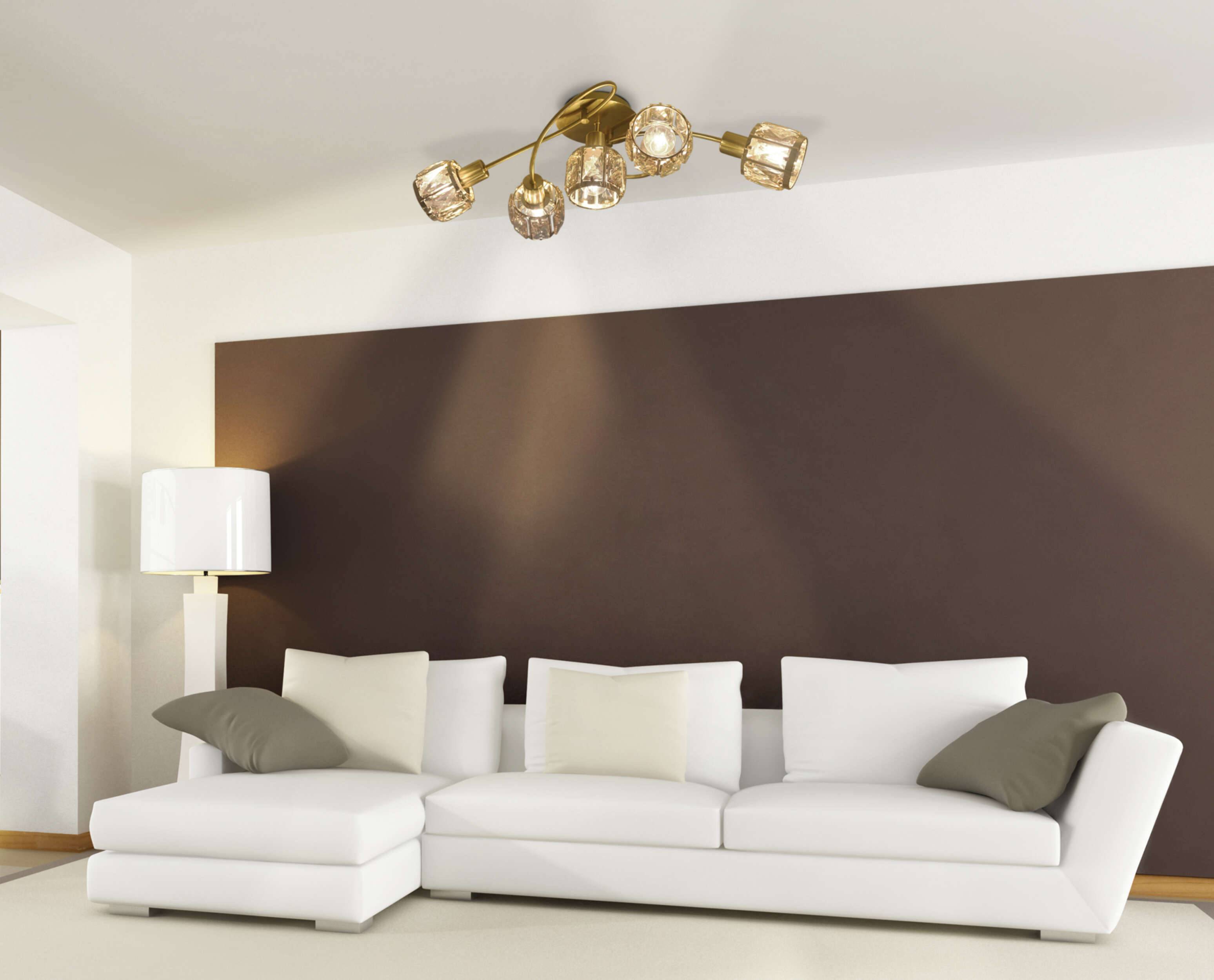 5er-LED-Deckenleuchte "JOSEFA"