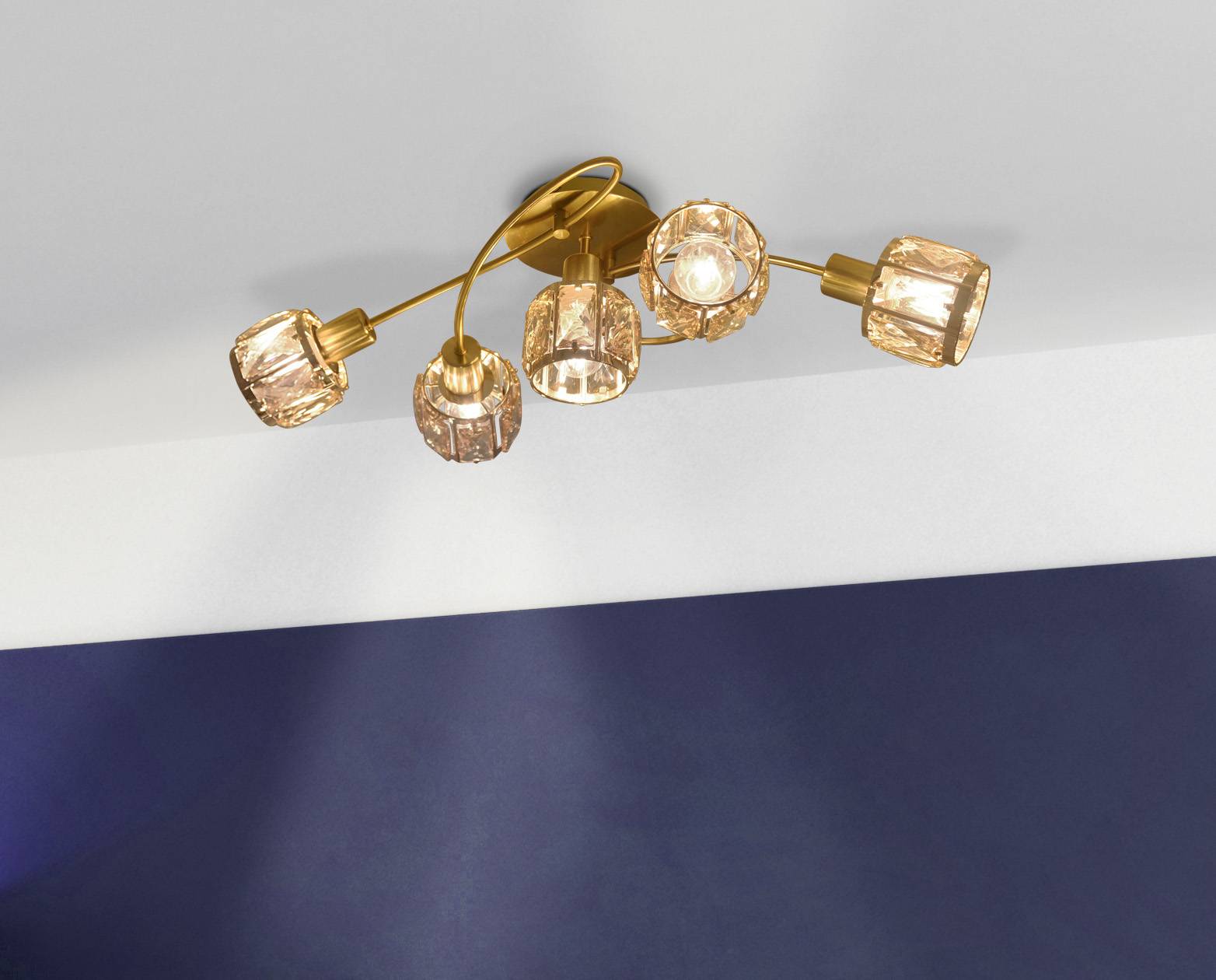 5er-LED-Deckenleuchte "JOSEFA"