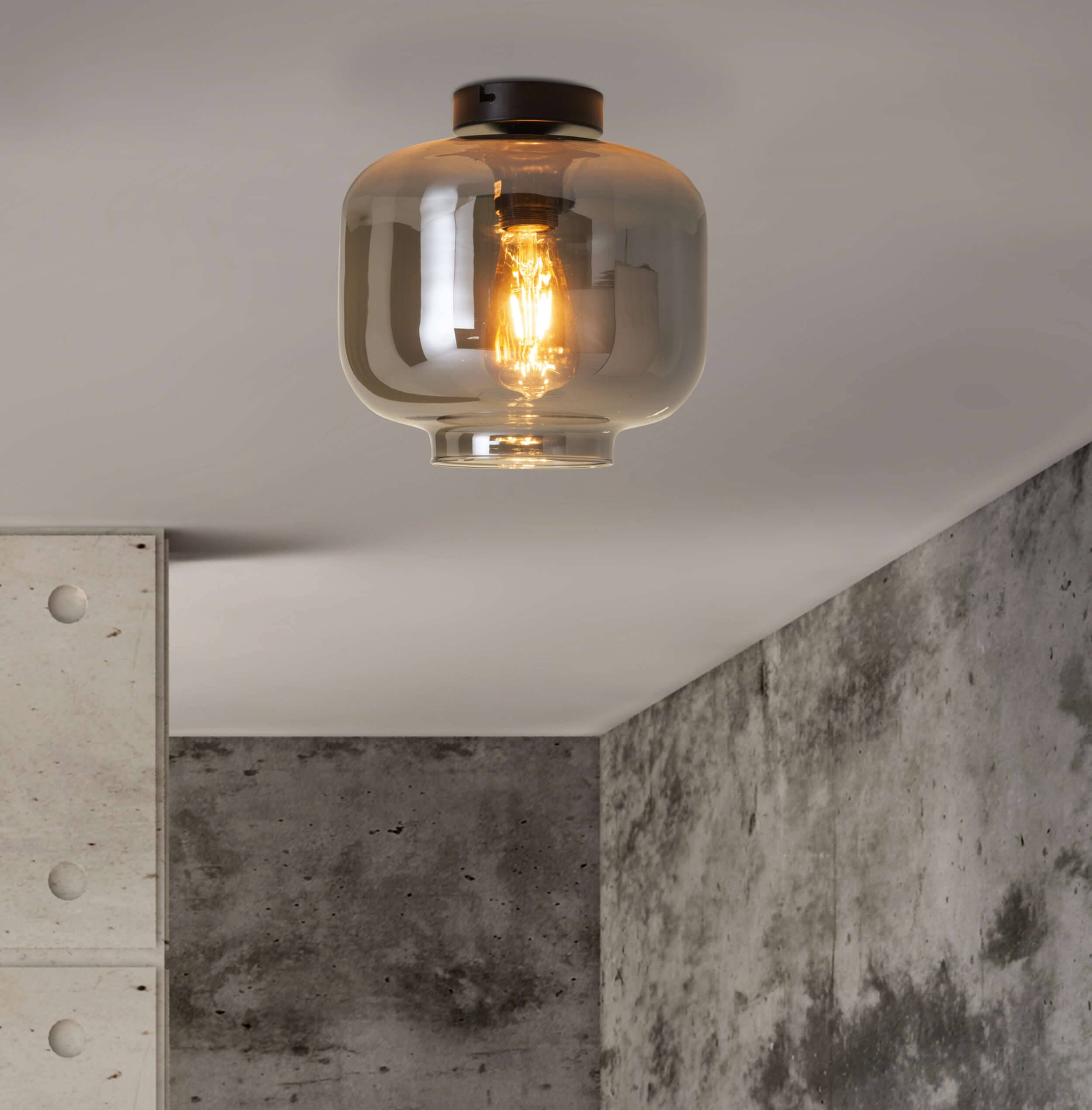 Deckenleuchte "VASO" anthrazit