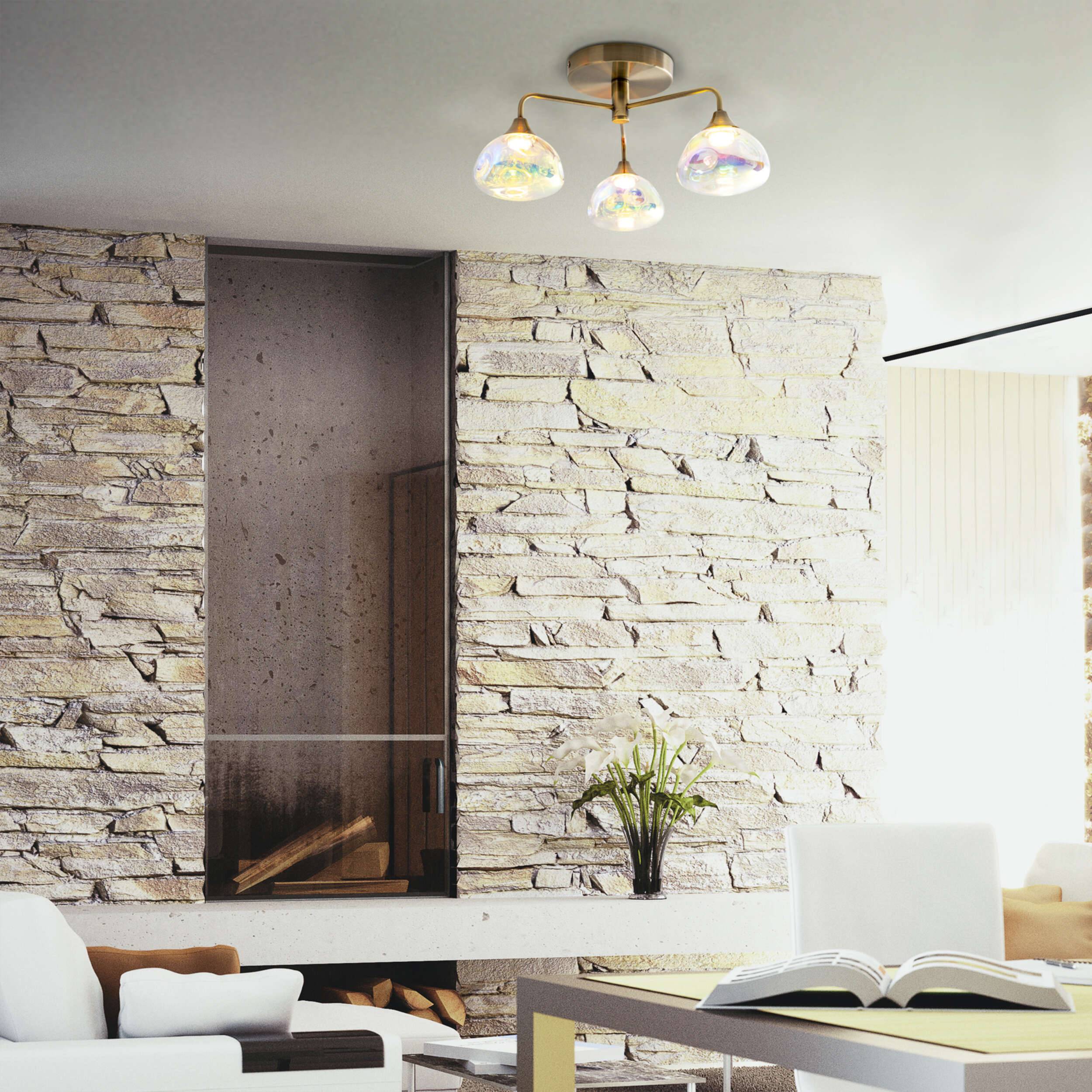 LED Deckenleuchte 3-flg "VARNA"