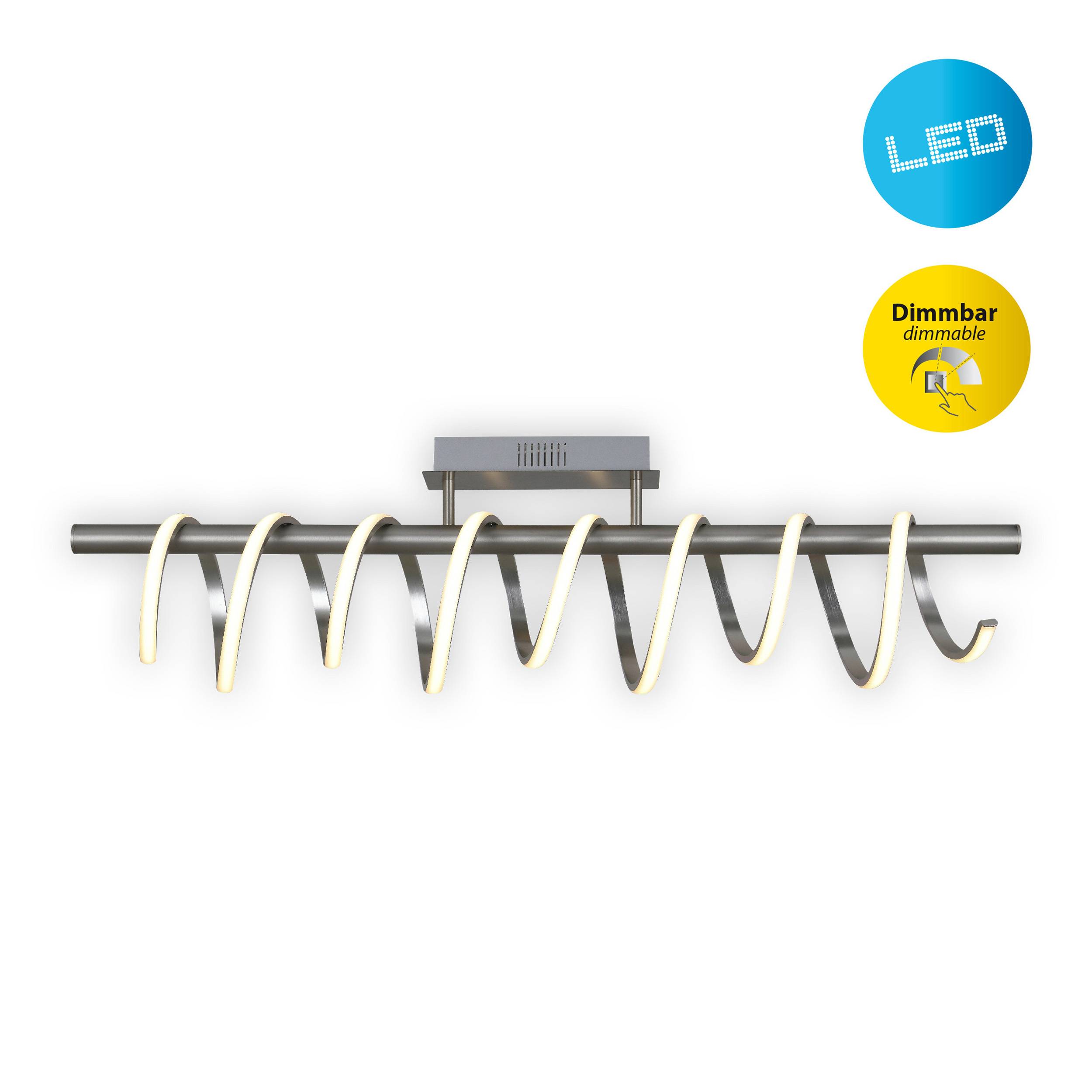 LED Deckenleuchte "BELLEZA" l: ca. 100cm chrom