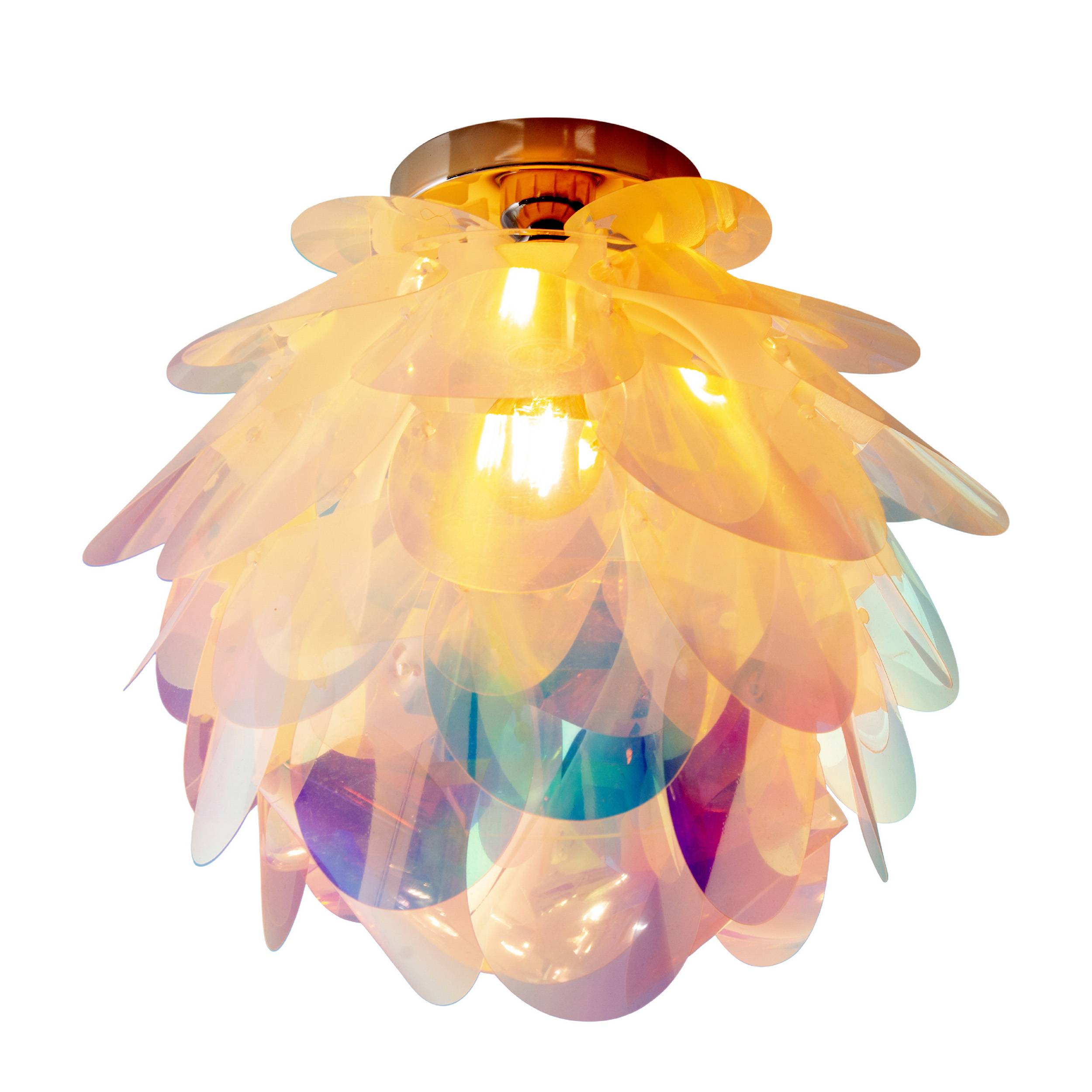 Deckenleuchte "FORA" D: 40 cm irisierend