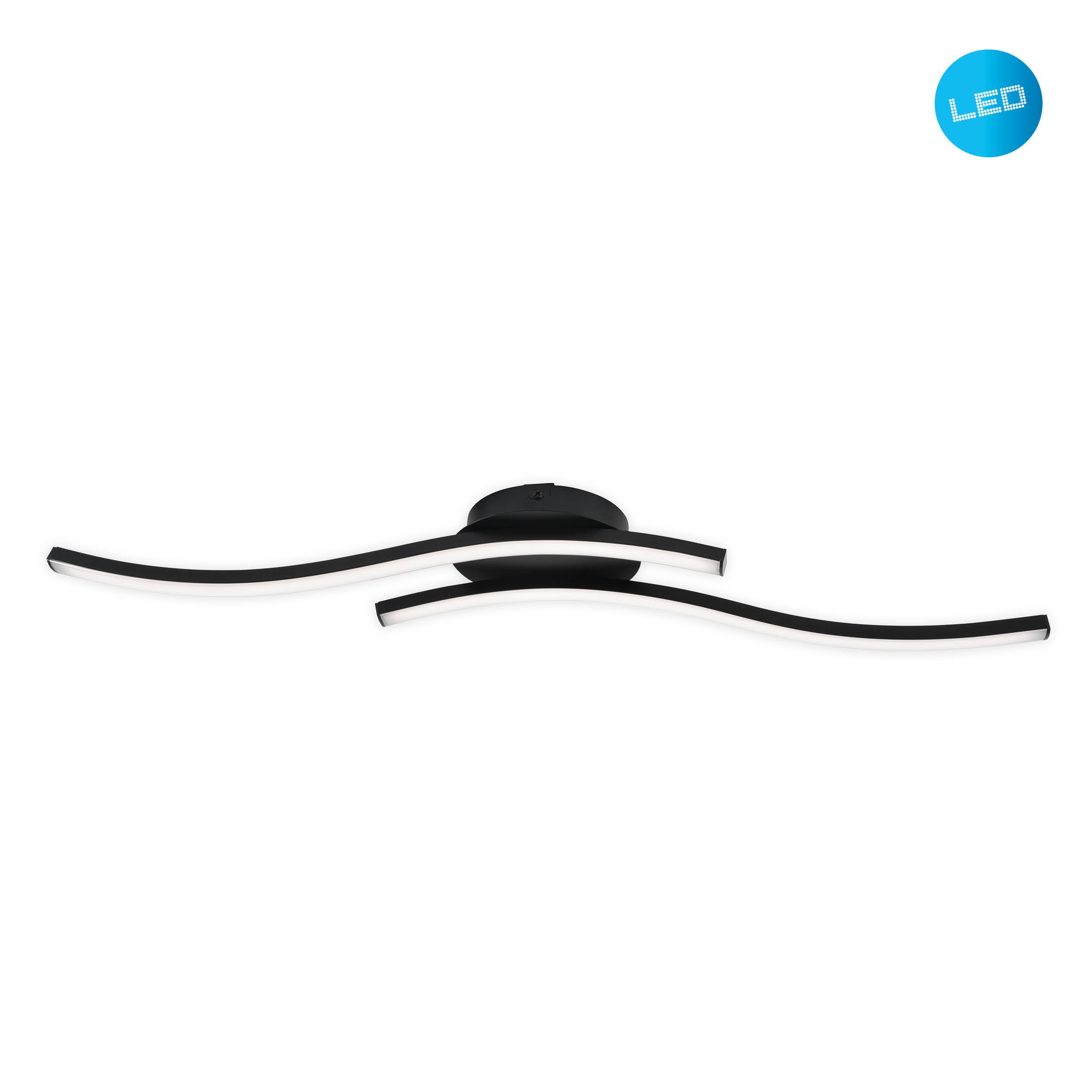 LED Wand-/Deckenleuchte "ONDA" L: 65 cm