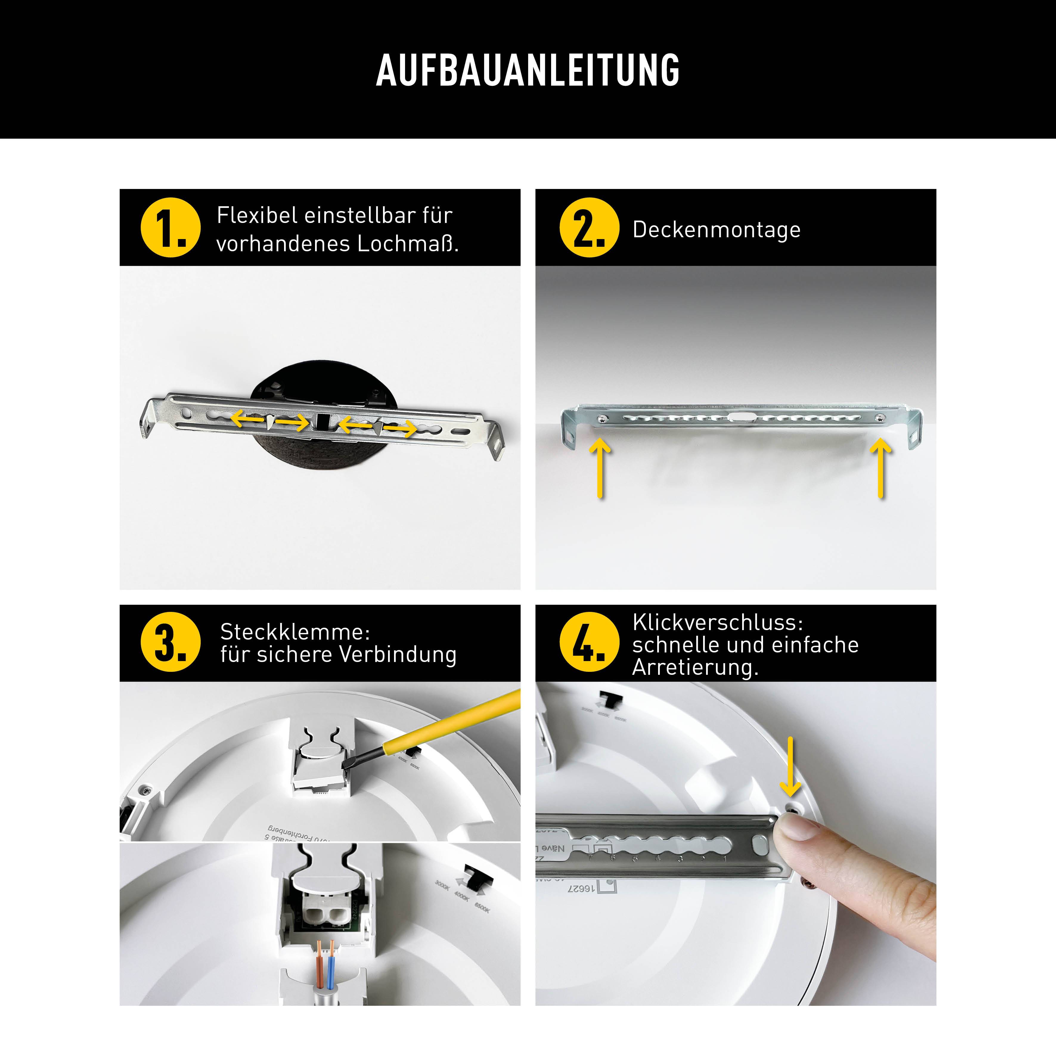 LED Deckenleuchte "BONUS" D:29cm