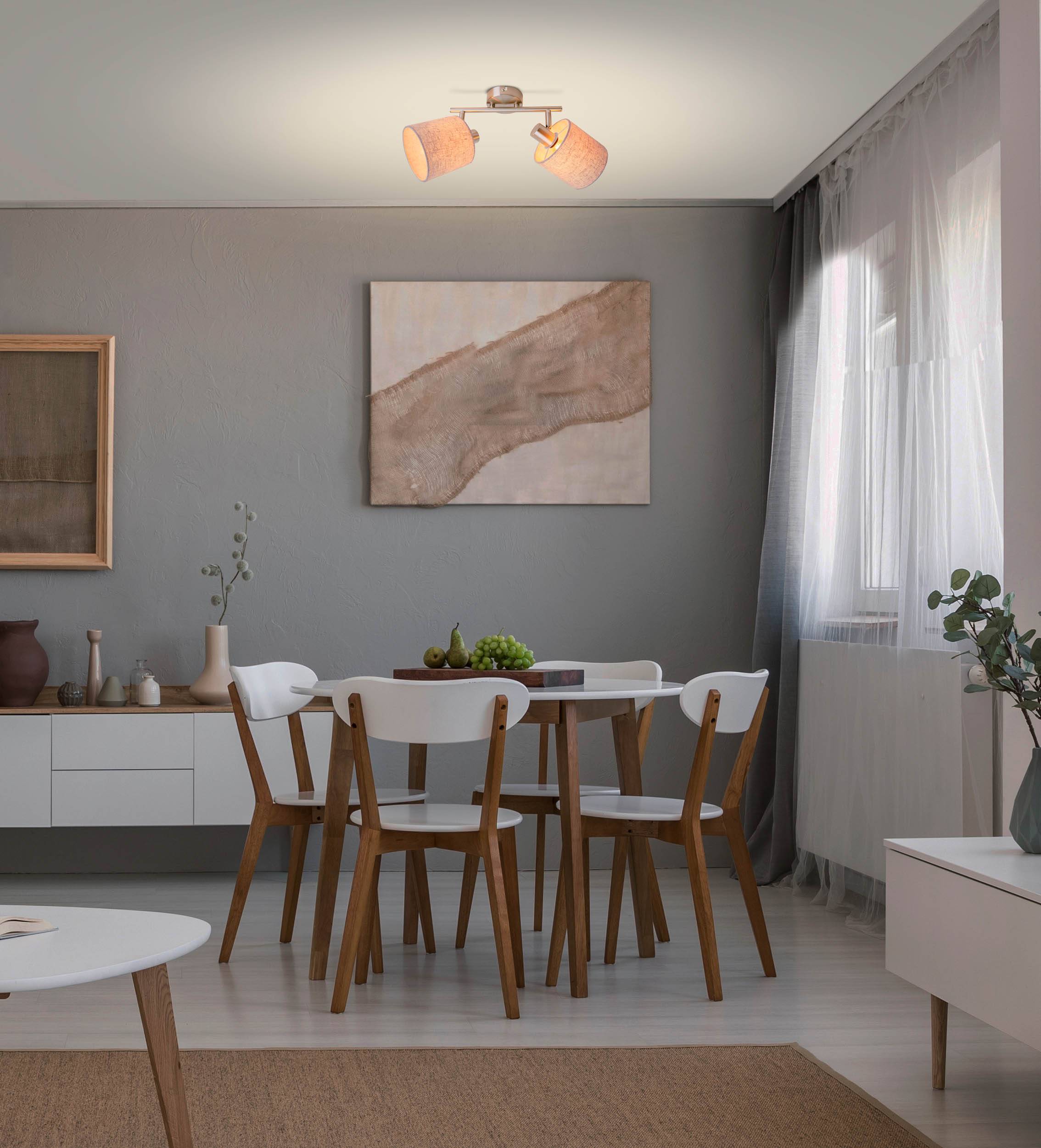 2er Wand-/Deckenleuchte "MARON"