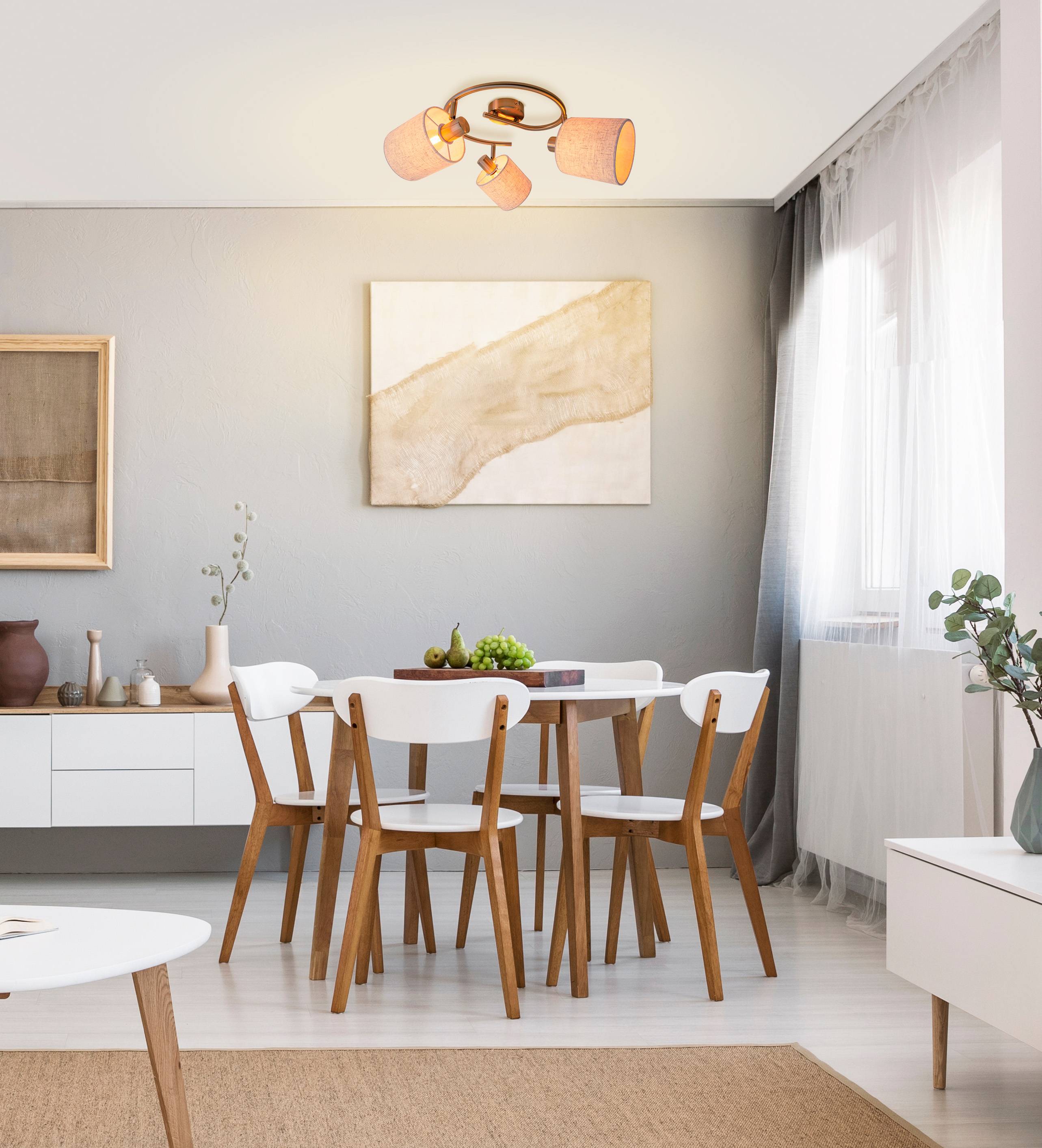 3er Wand-/Deckenrondell "MARON"