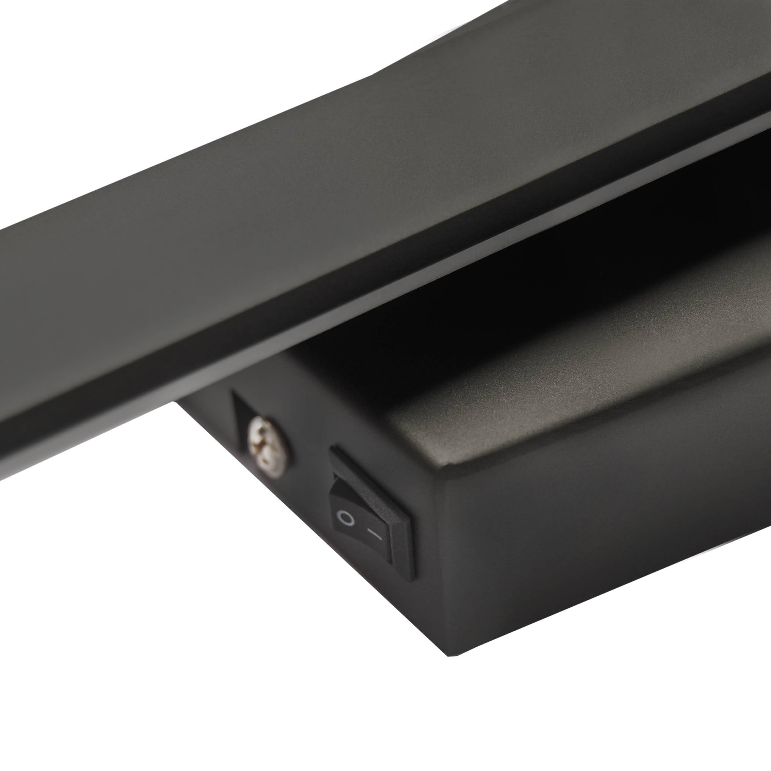 LED Wandleuchte "TREVOR" schwarz