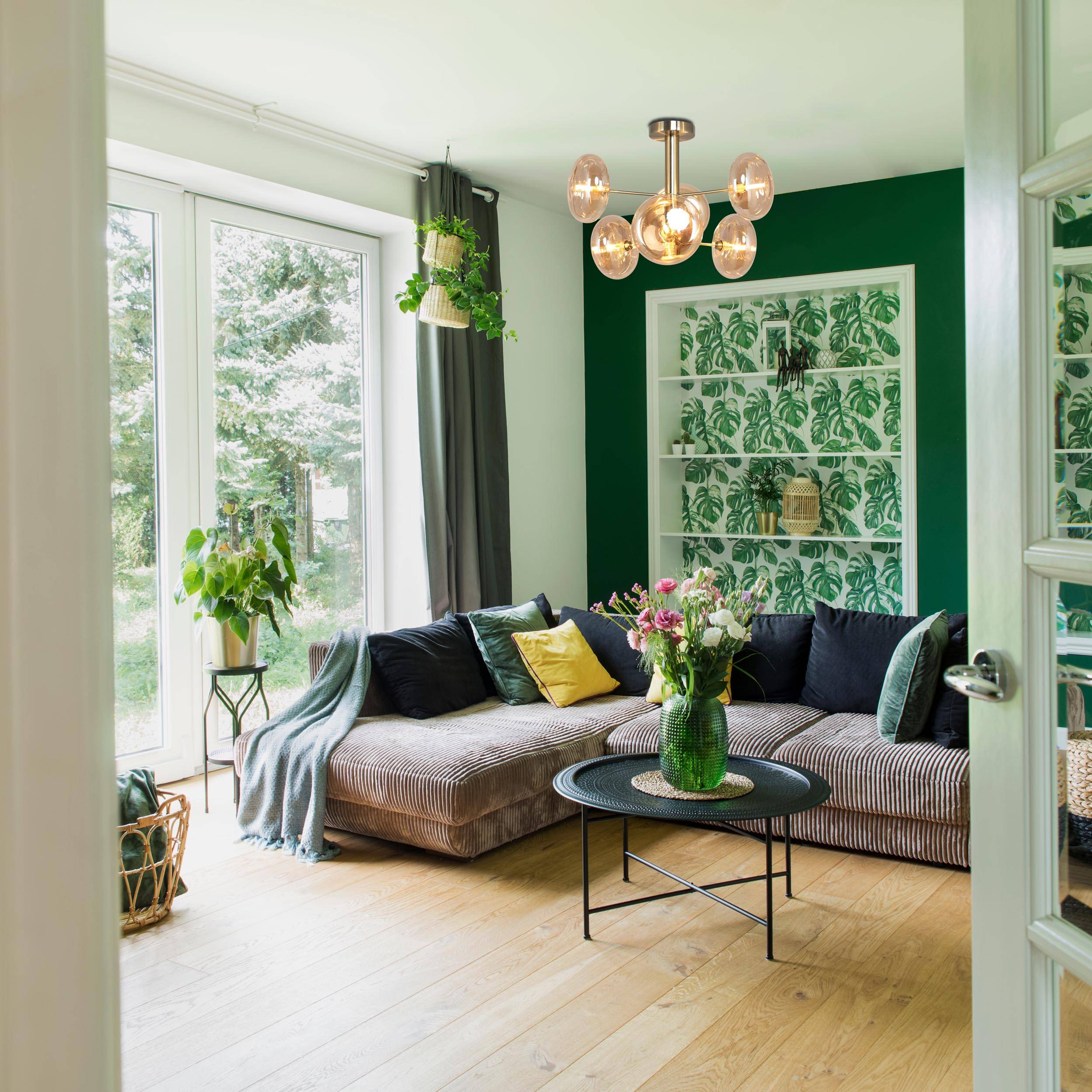 Deckenleuchte "ORION" D: ca. 52 cm amber