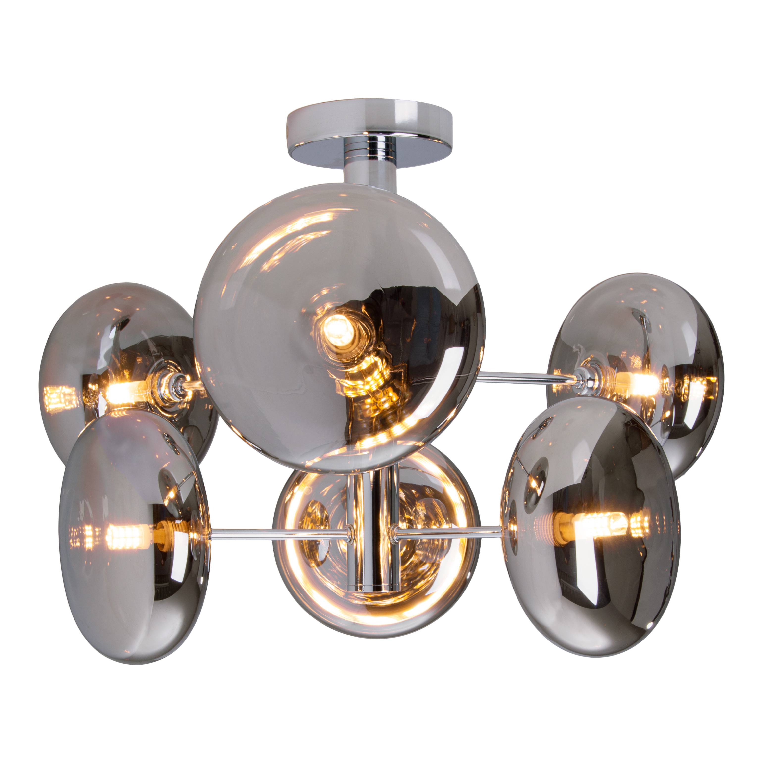 Deckenleuchte "ORION" D: ca. 53 cm smoky