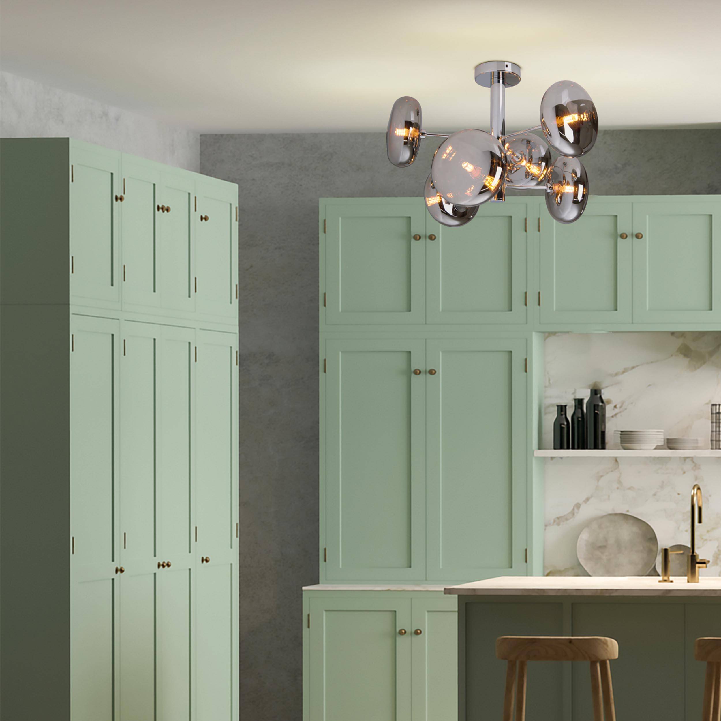 Deckenleuchte "ORION" D: ca. 53 cm smoky