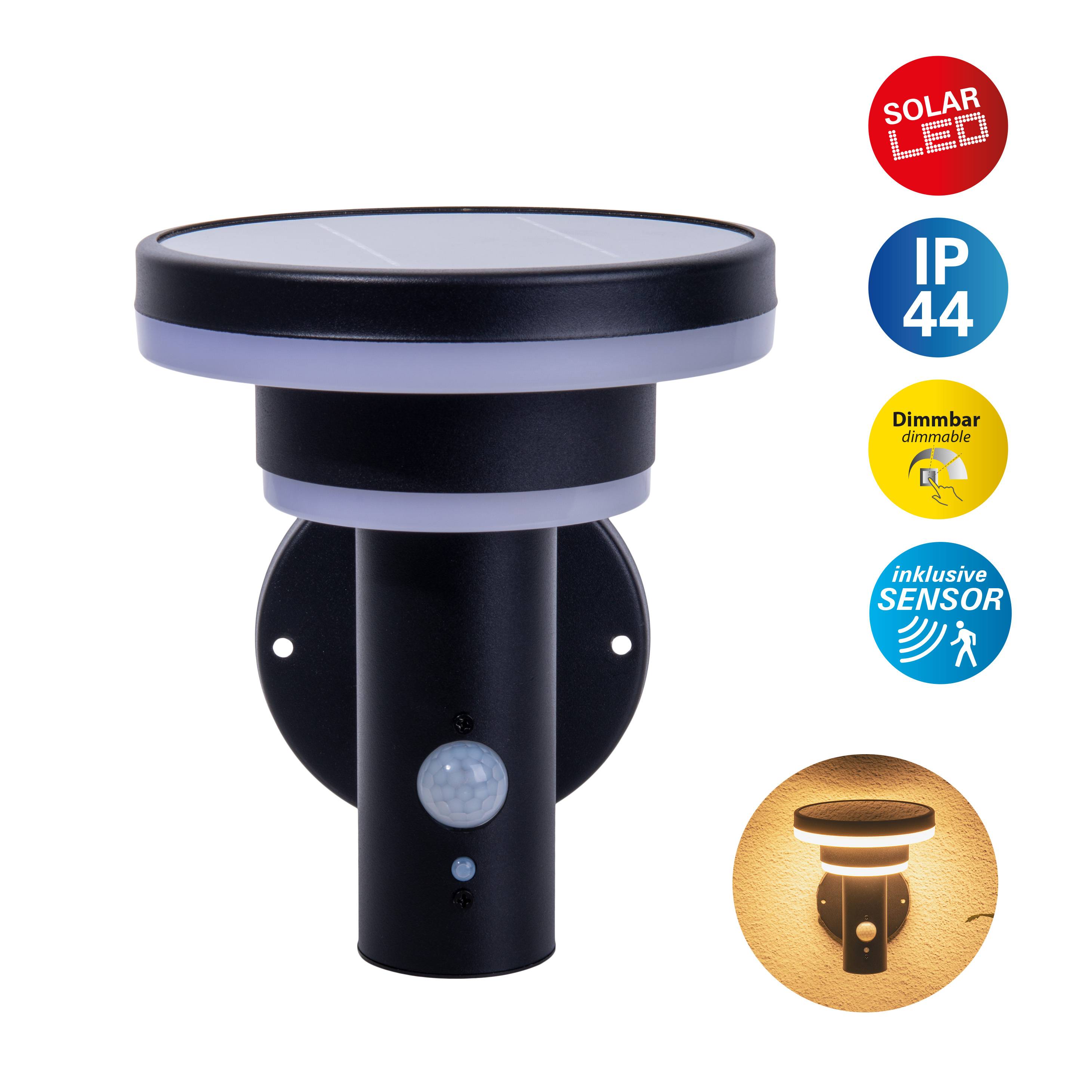 LED Solar Außenwandleuchte "NORA"