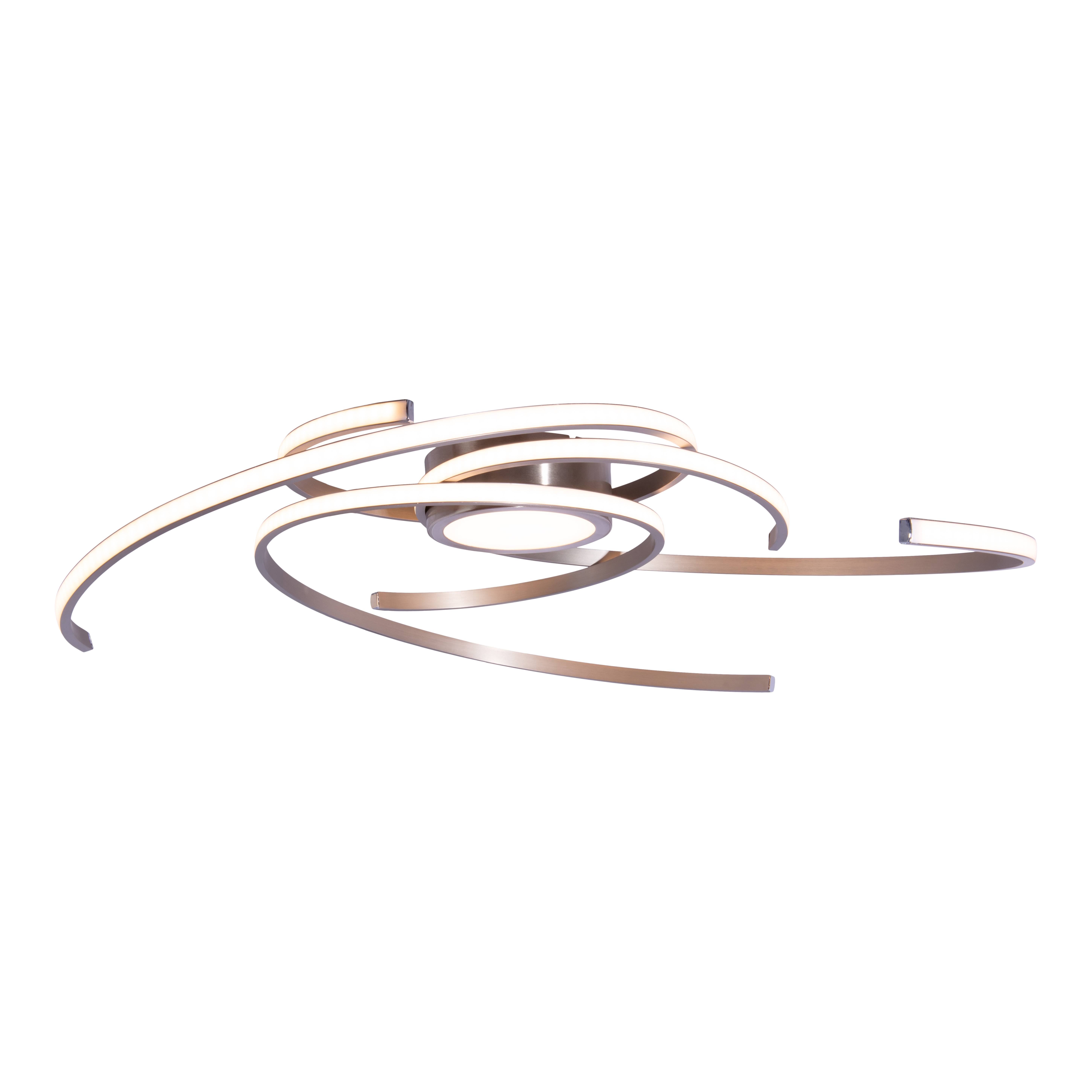 LED Deckenleuchte "RADON" silber