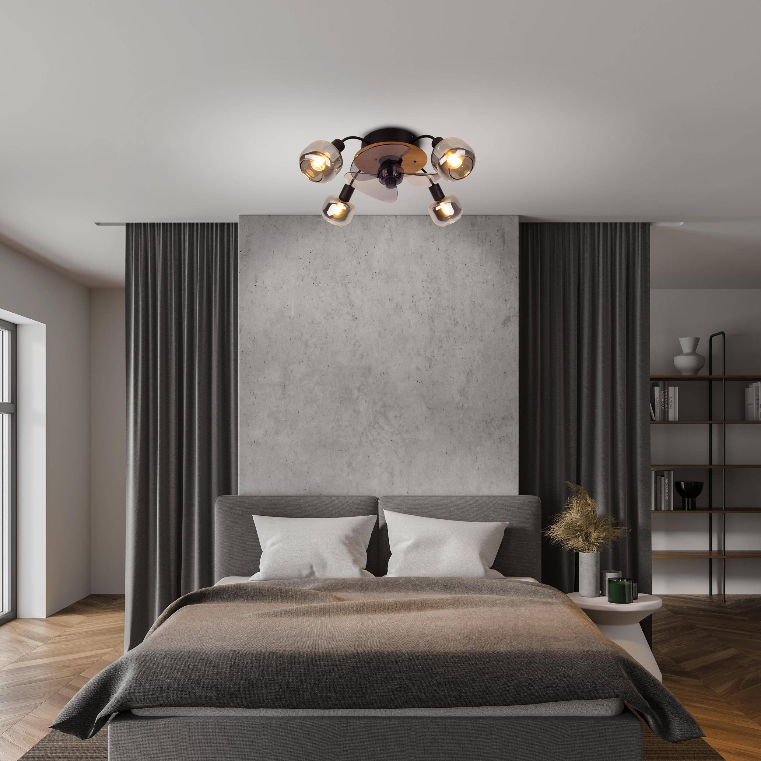 Deckenleuchte inkl. Ventilator "FUMOSO"