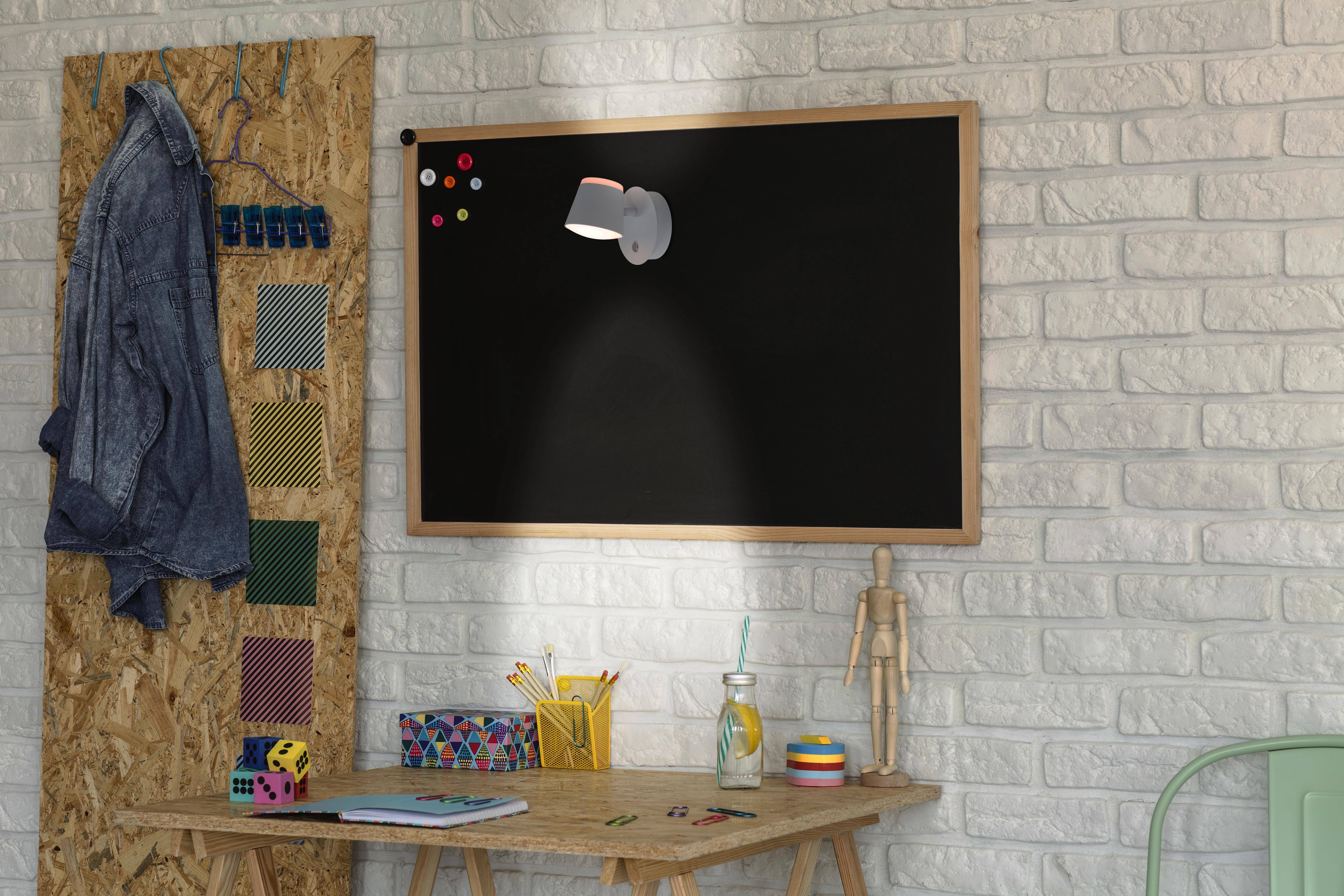 Akku-Wand-Leuchte "TONDO" magnetisch weiß