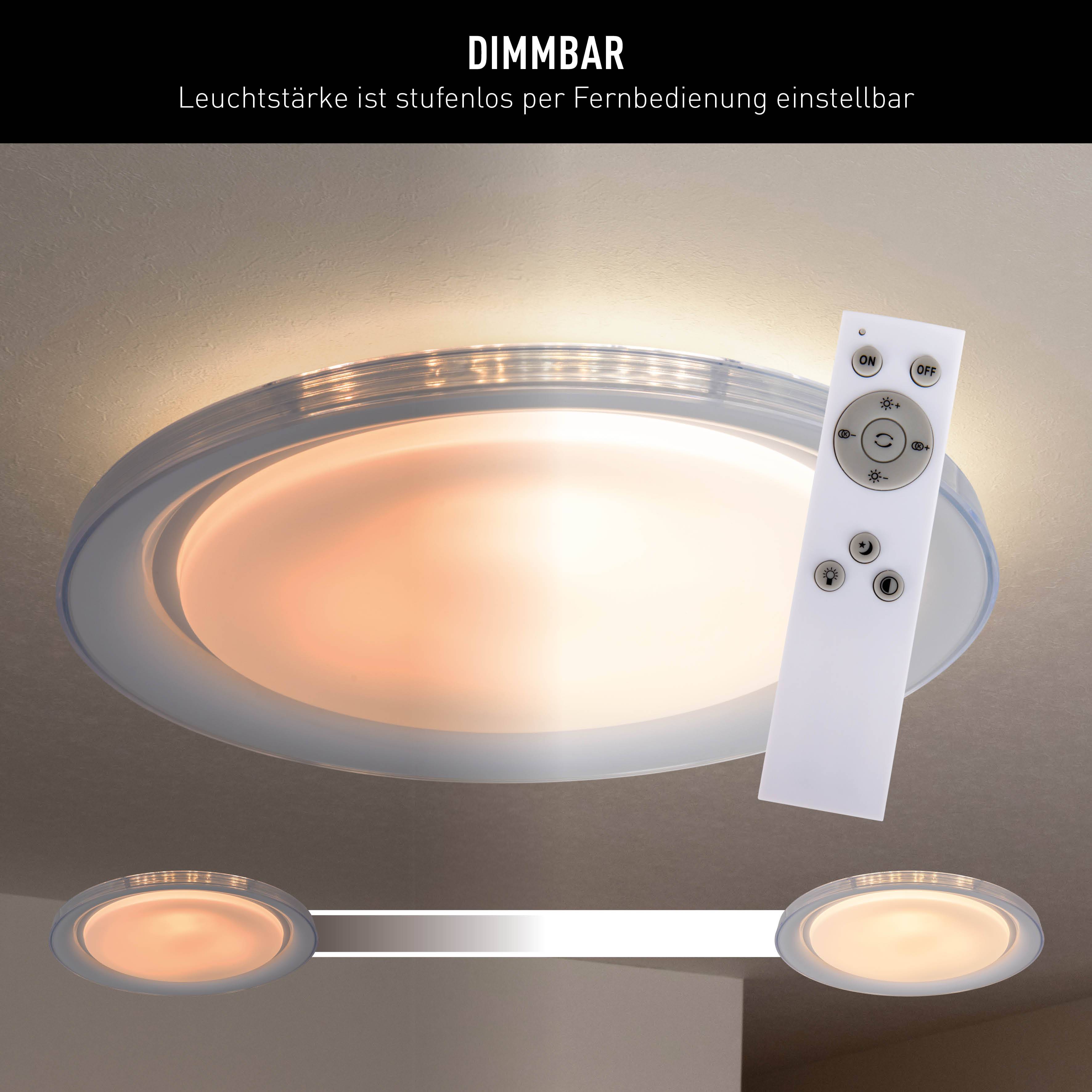 LED Deckenleuchte "CLAIRE" D: 50,5cm weiß