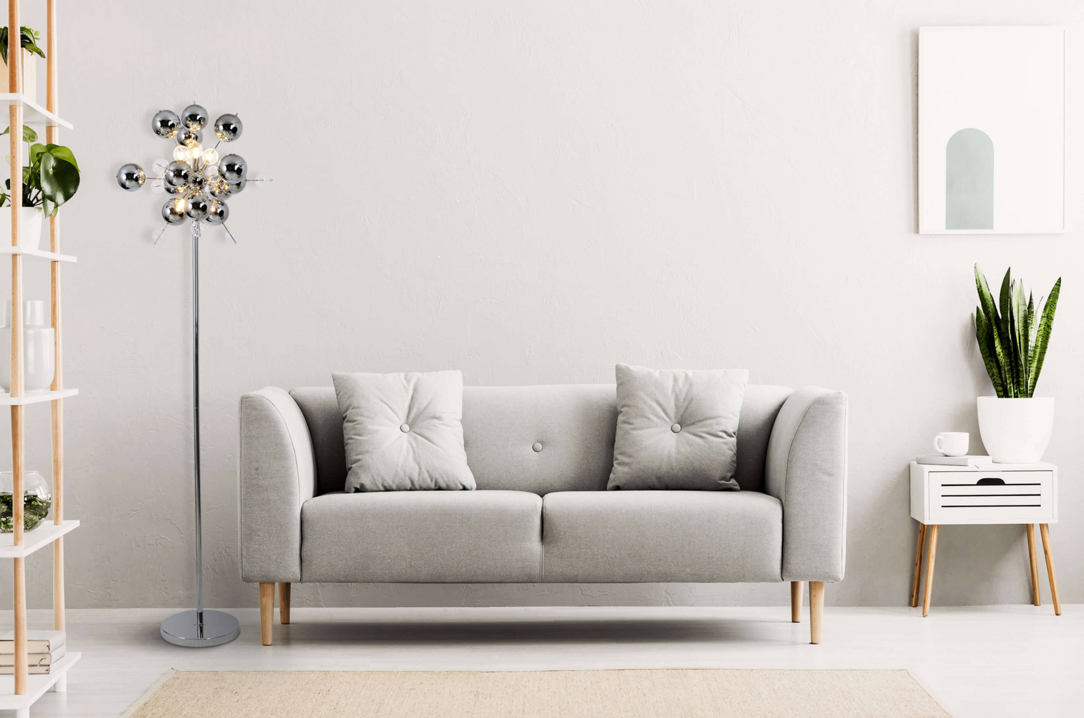 Stehleuchte "EXPLOSION" in chrom