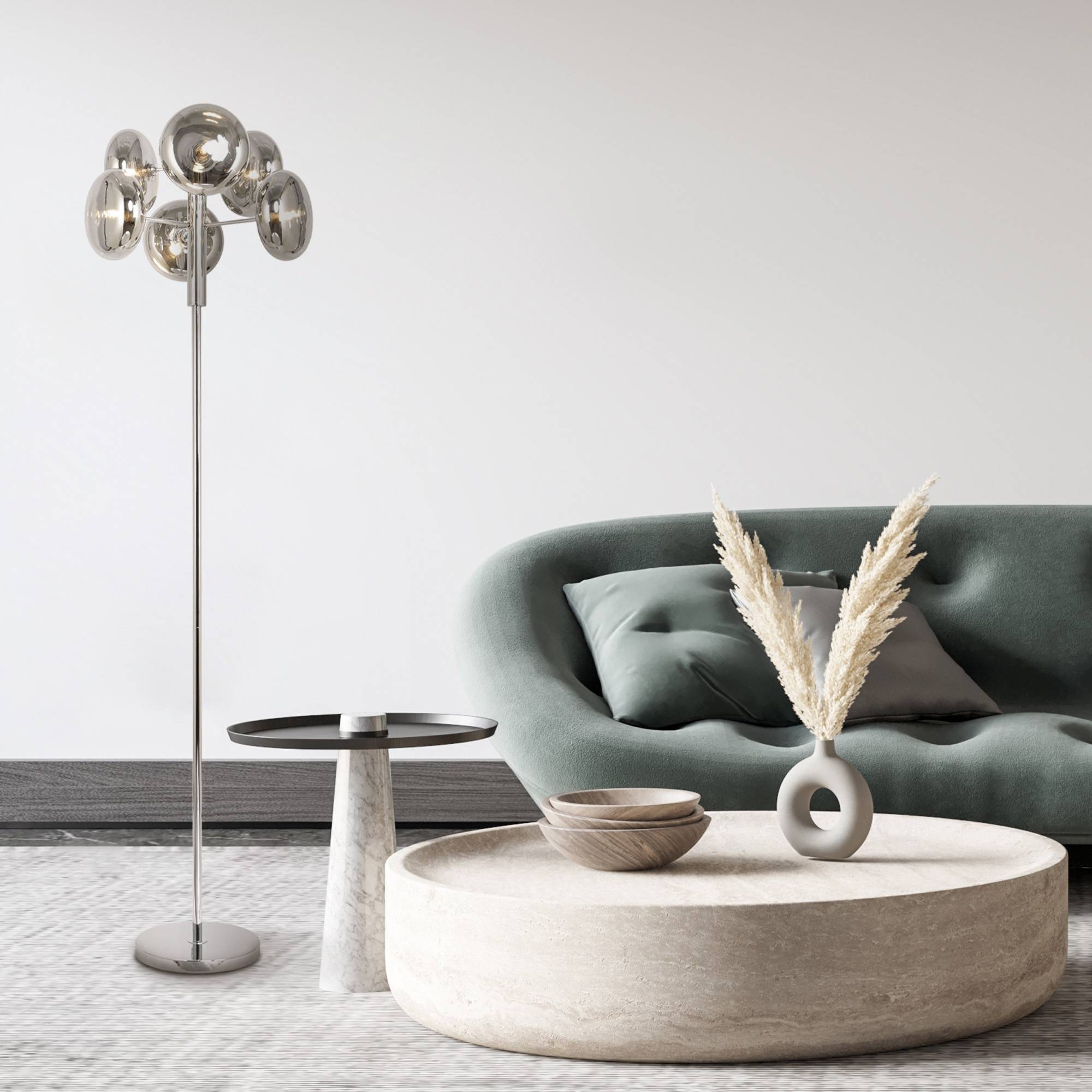 Stehleuchte "ORION" smoky