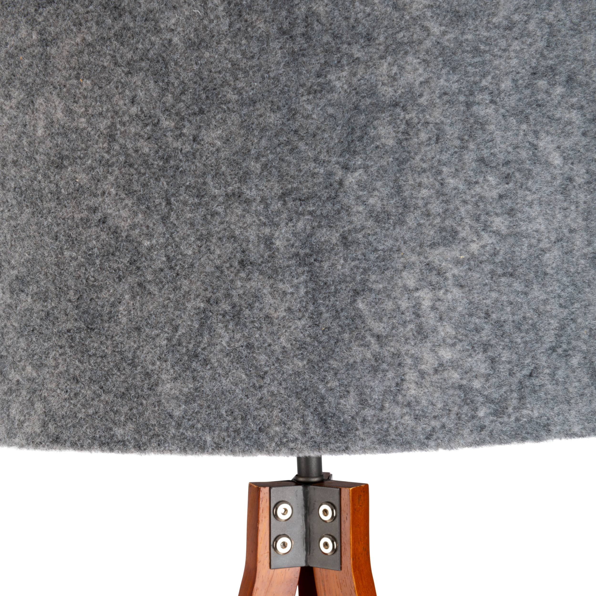 Stehleuchte "FILCO" braun/grau H: 147 cm