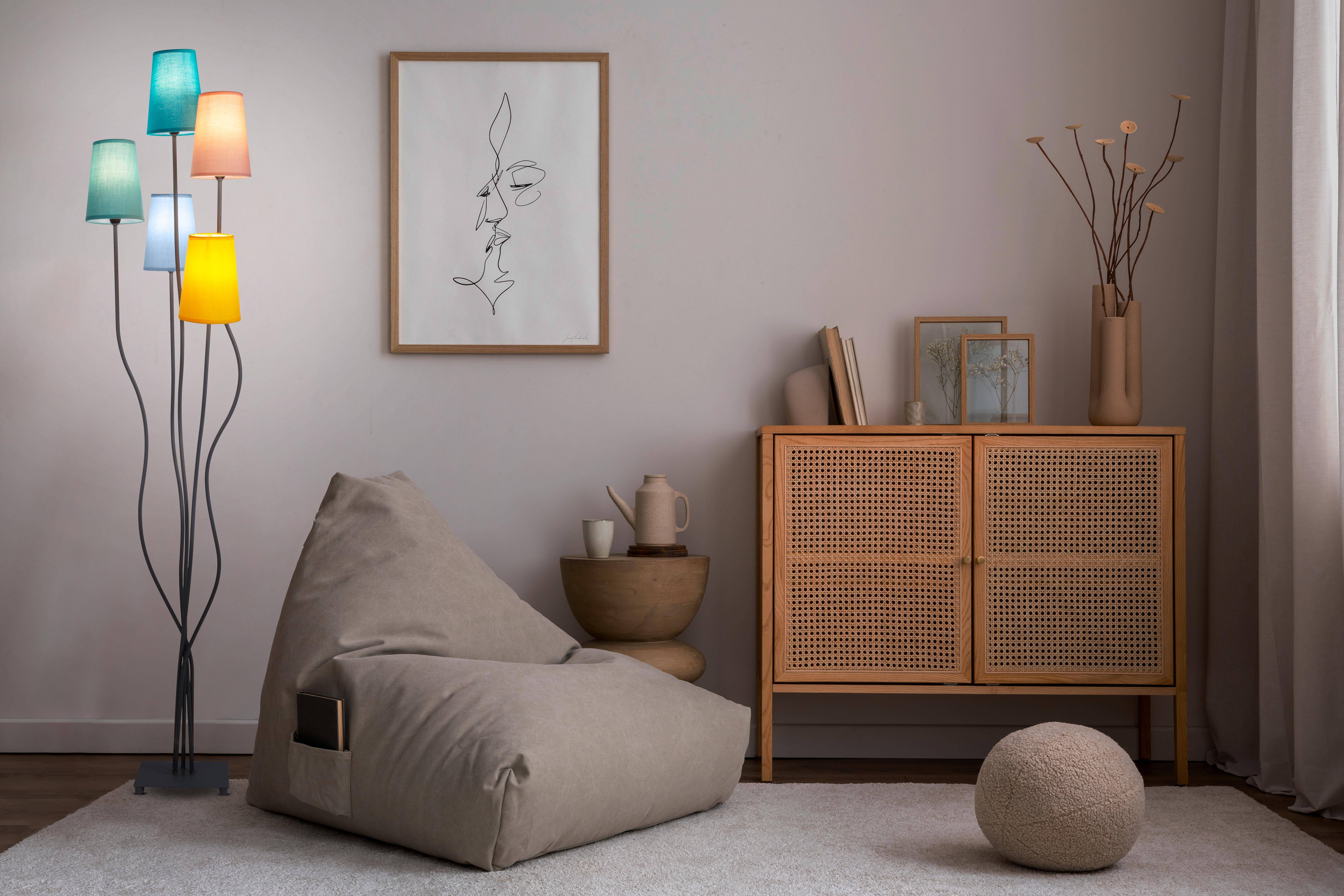 Stehleuchte 5 flg. "COLORA"