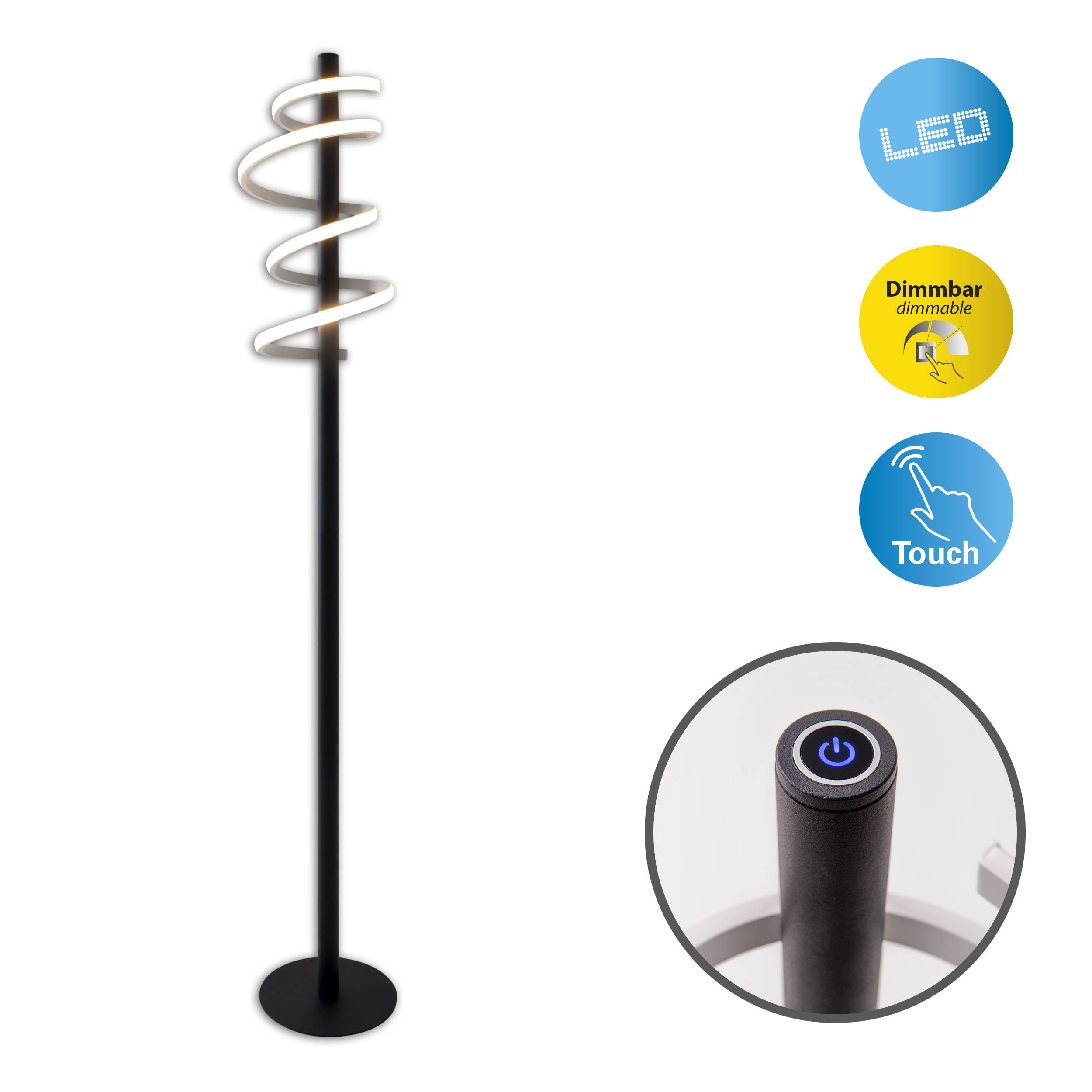 LED-Stehleuchte "BELLEZA" schwarz