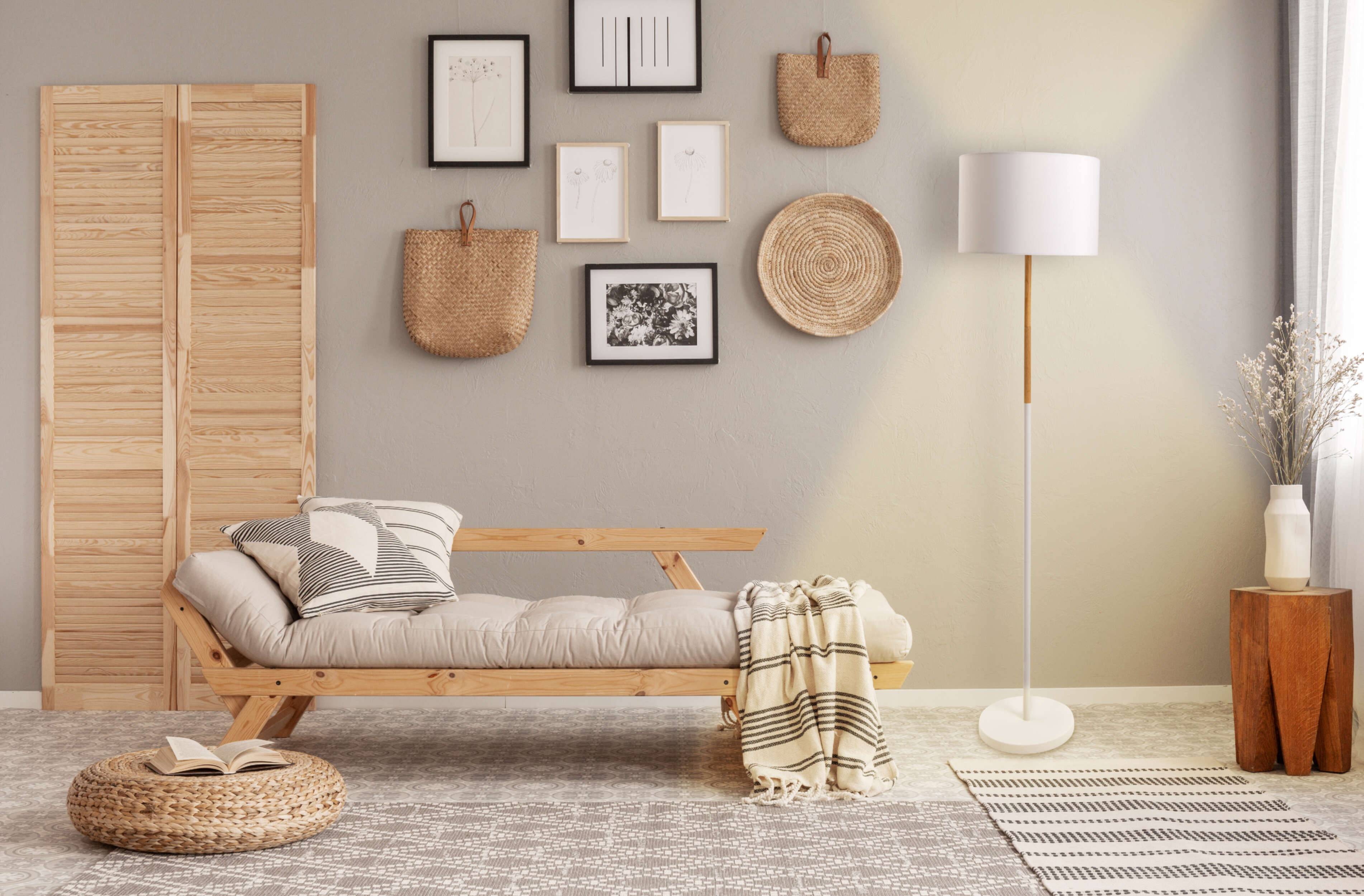 Textil-Stehleuchte "TESSILE" weiß