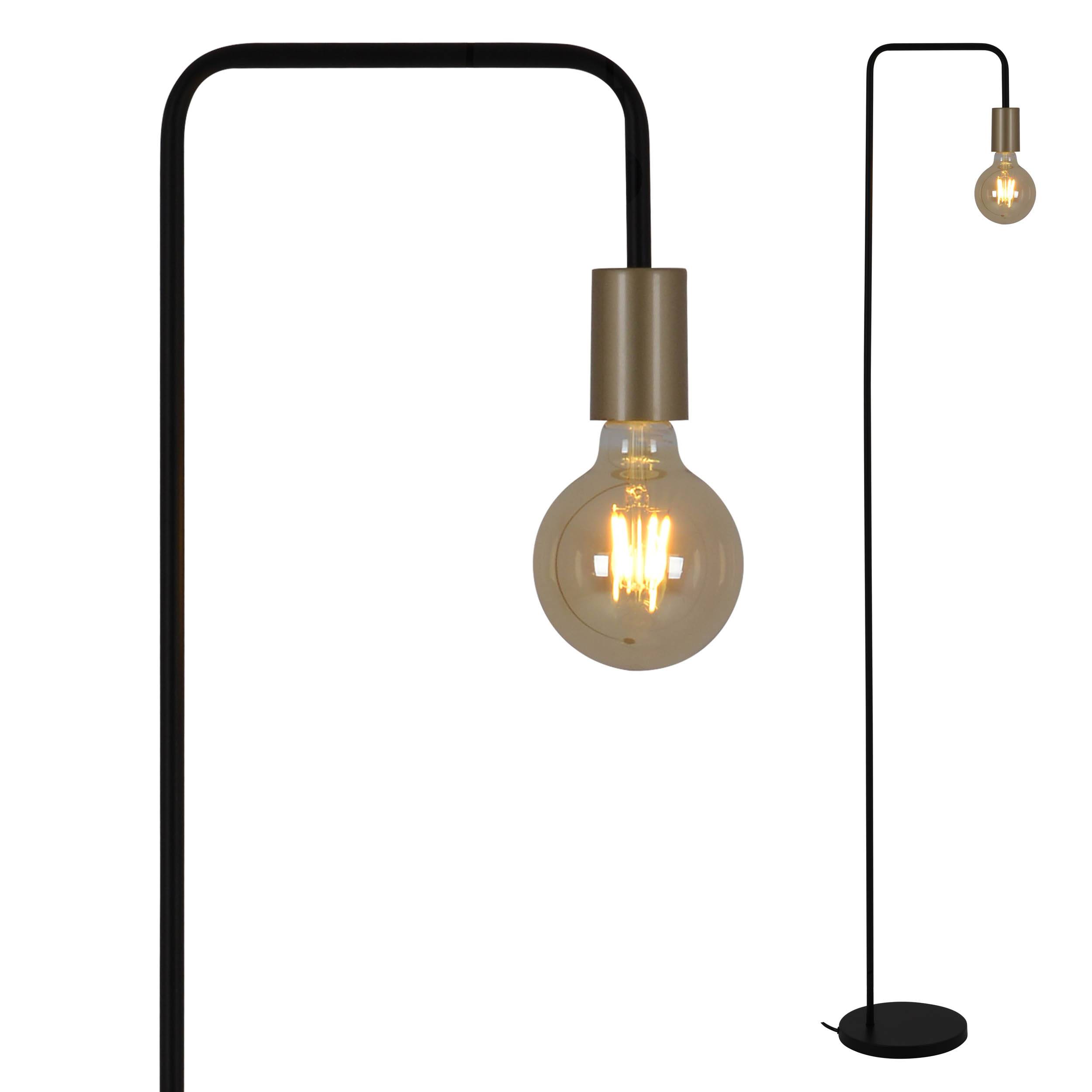 Stehleuchte "MODO" schwarz-gold