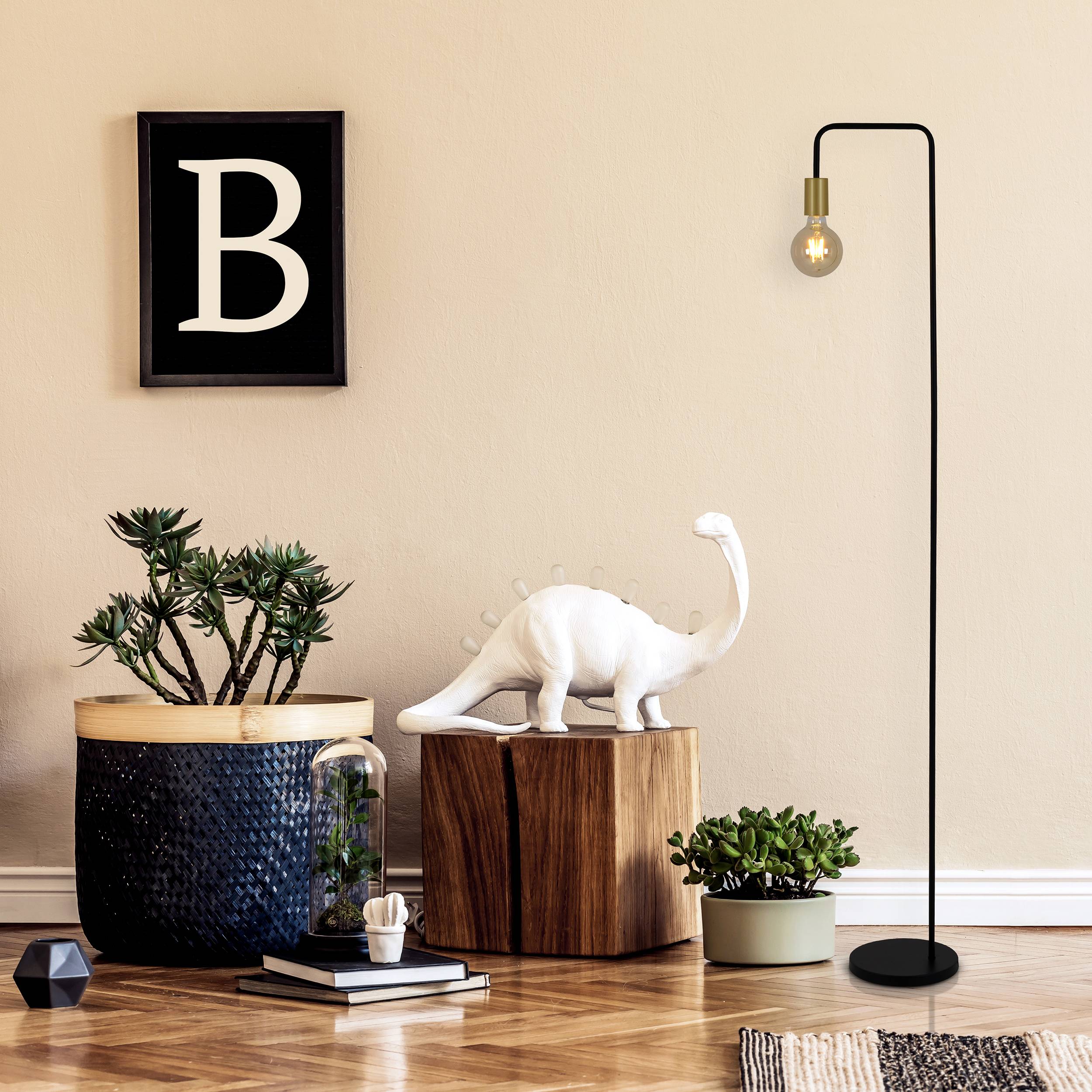 Stehleuchte "MODO" schwarz-gold