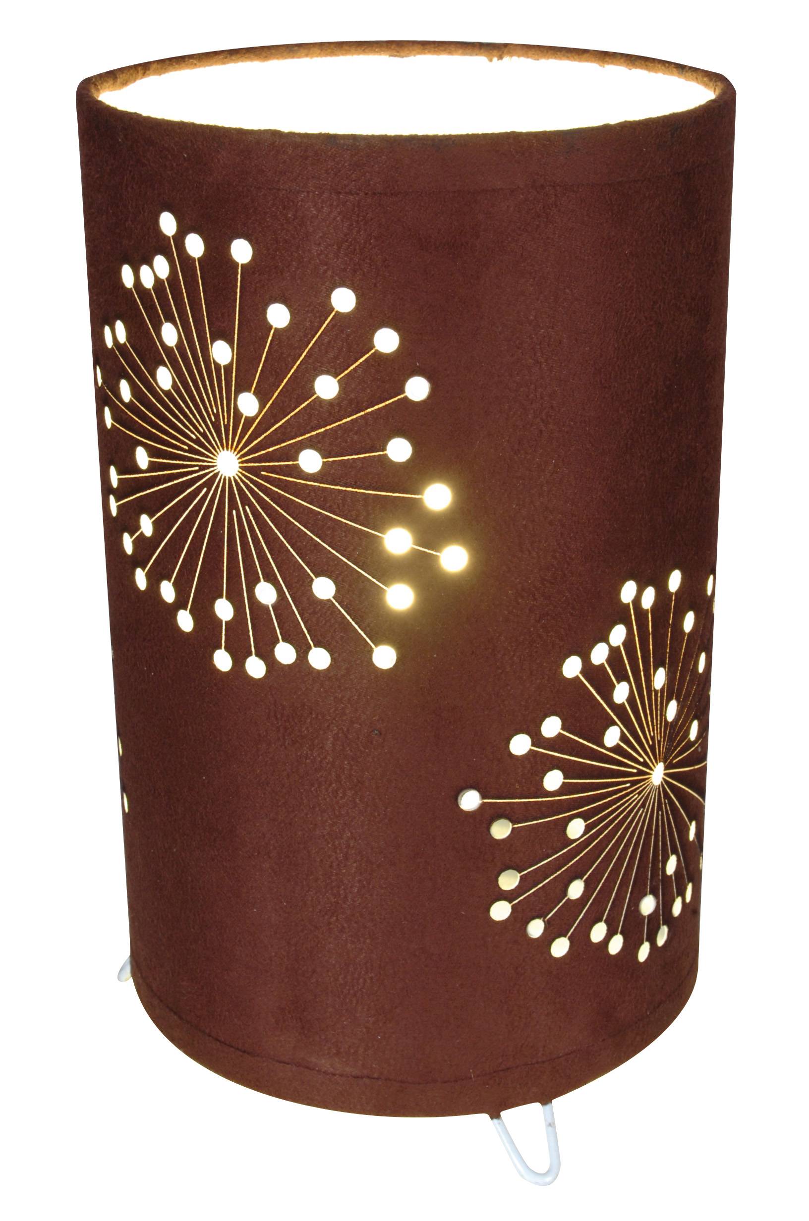 Stoff-Tischleuchte H:25cm "AURONA"