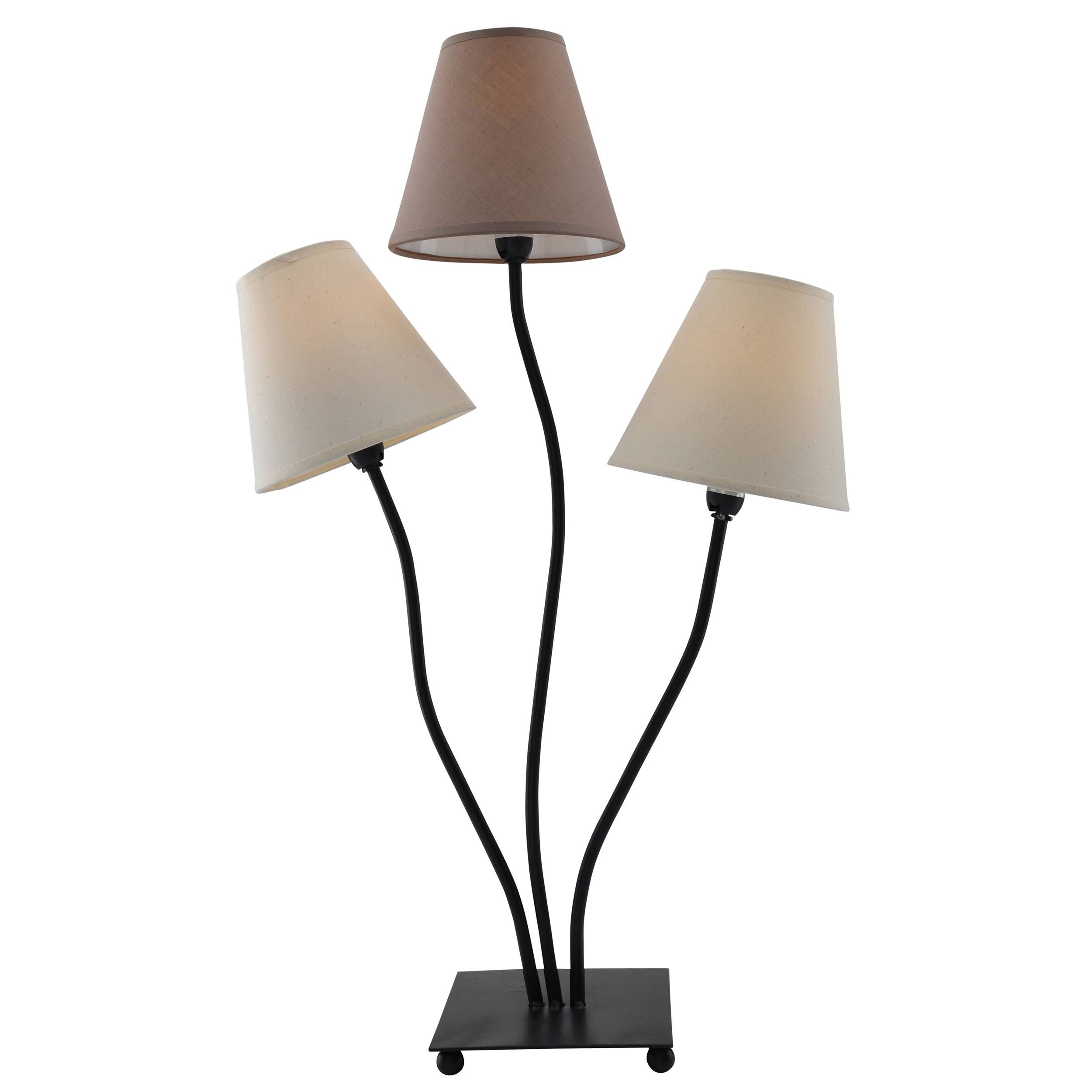 Tischleuchte, 3 Flg."BOHO"