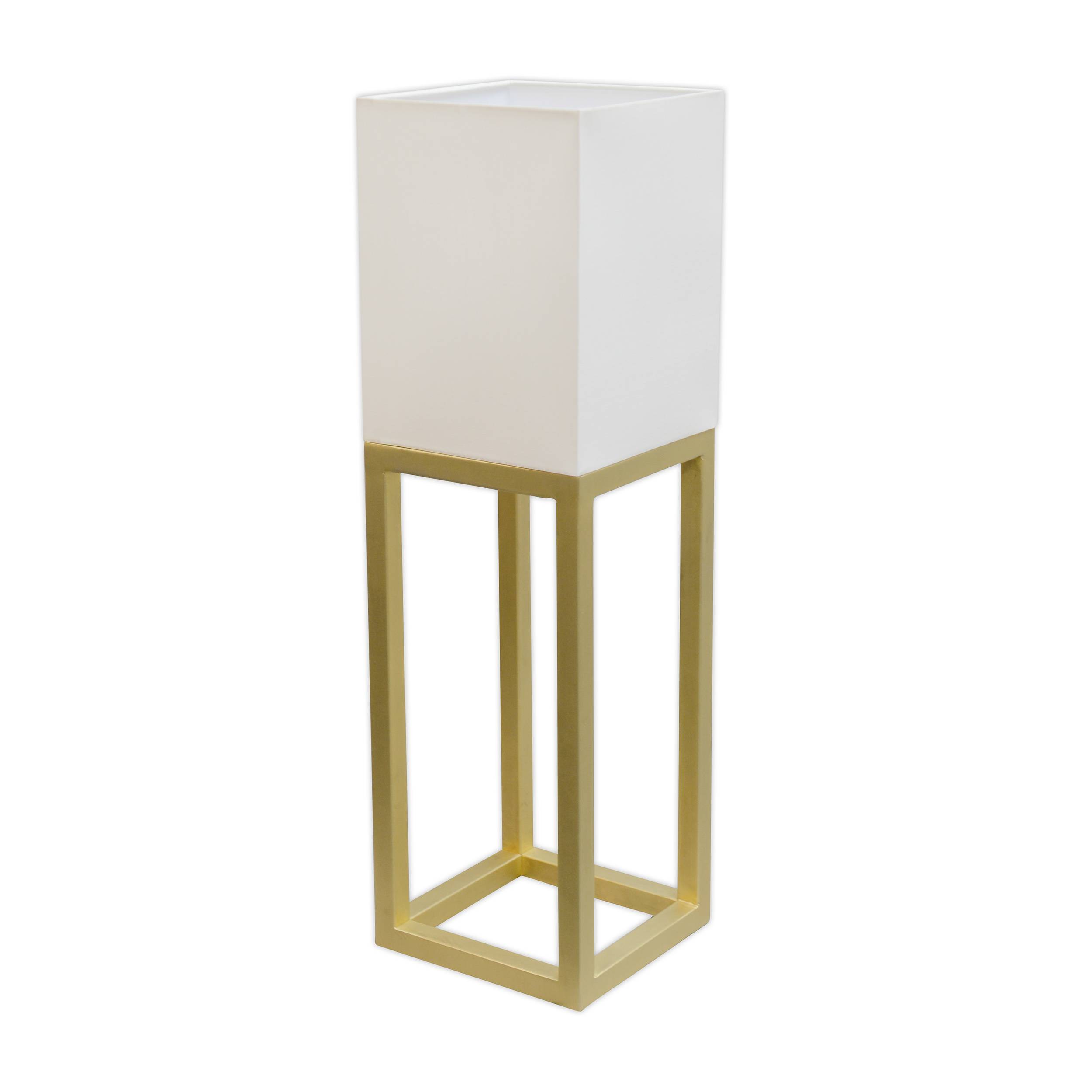 Tischleuchte "ALFA" beige-messing matt