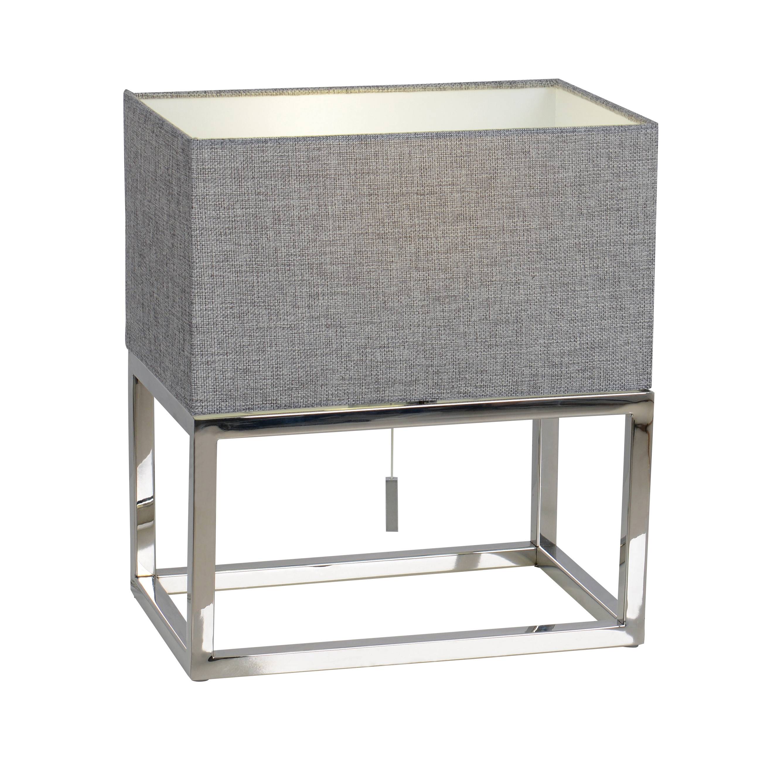 Tischleuchte mit Textilschirm "ALFA"