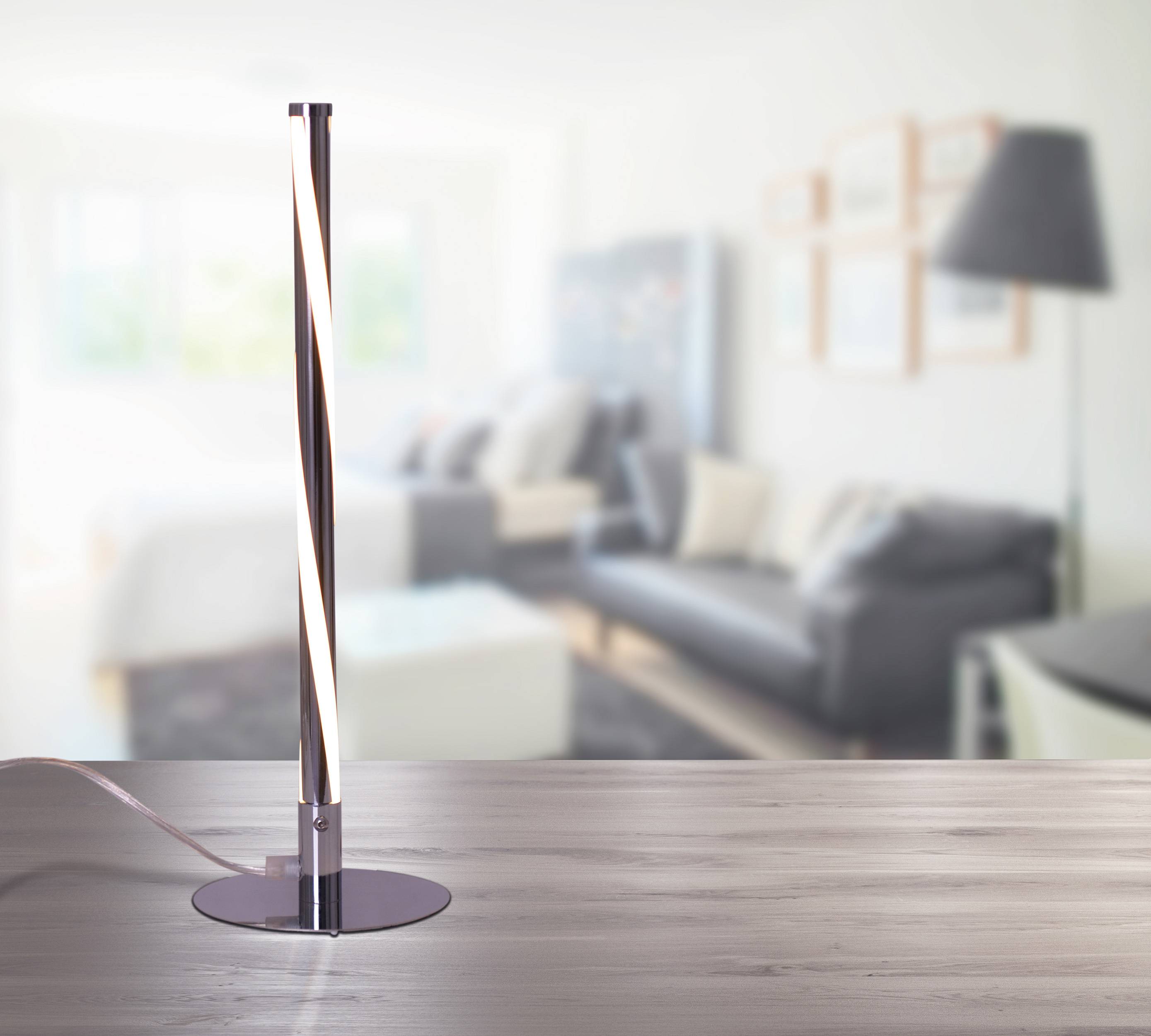 LED Tischleuchte h: 40cm "TWIST"