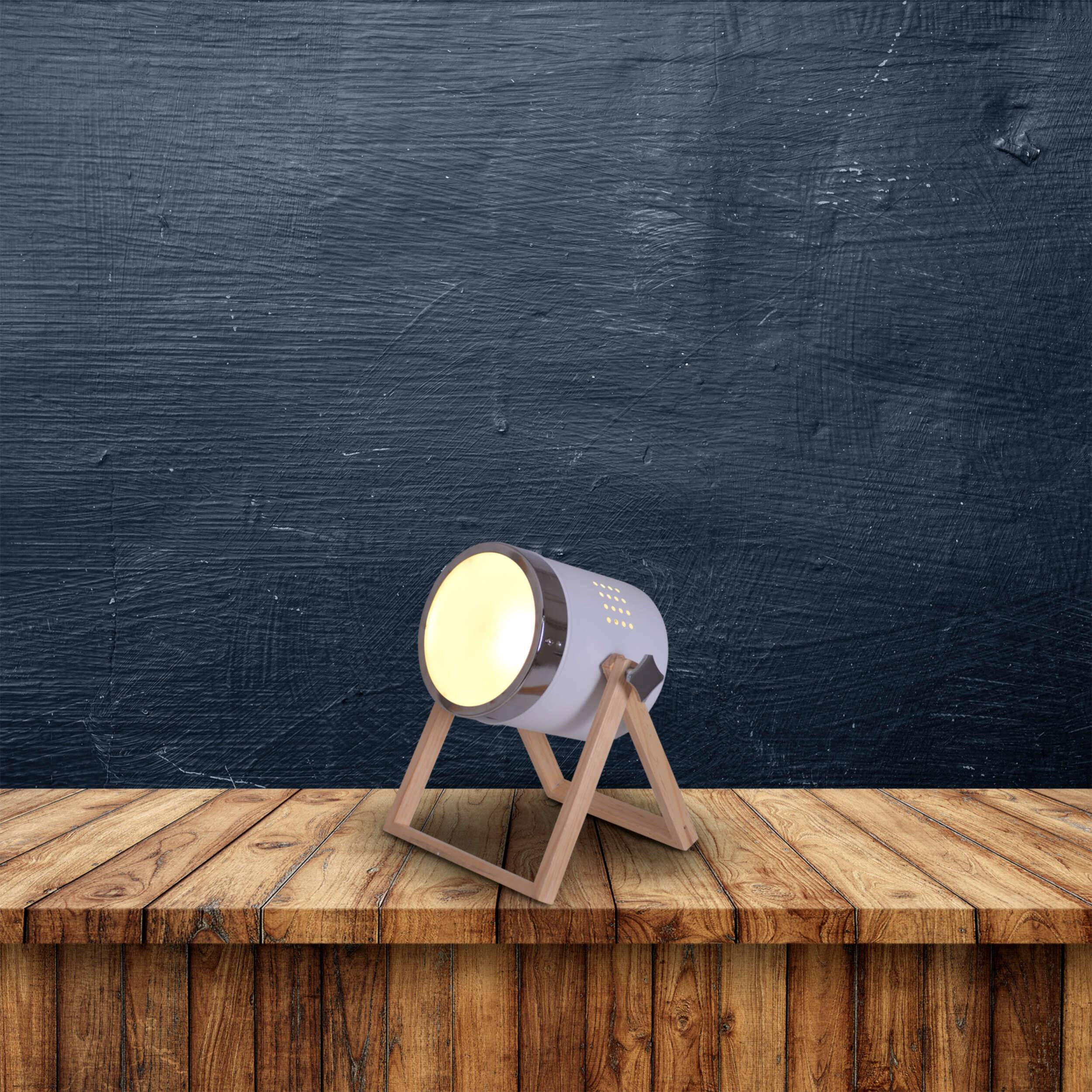 Tischleuchte "TIM"weiß/satiniert h: 28cm