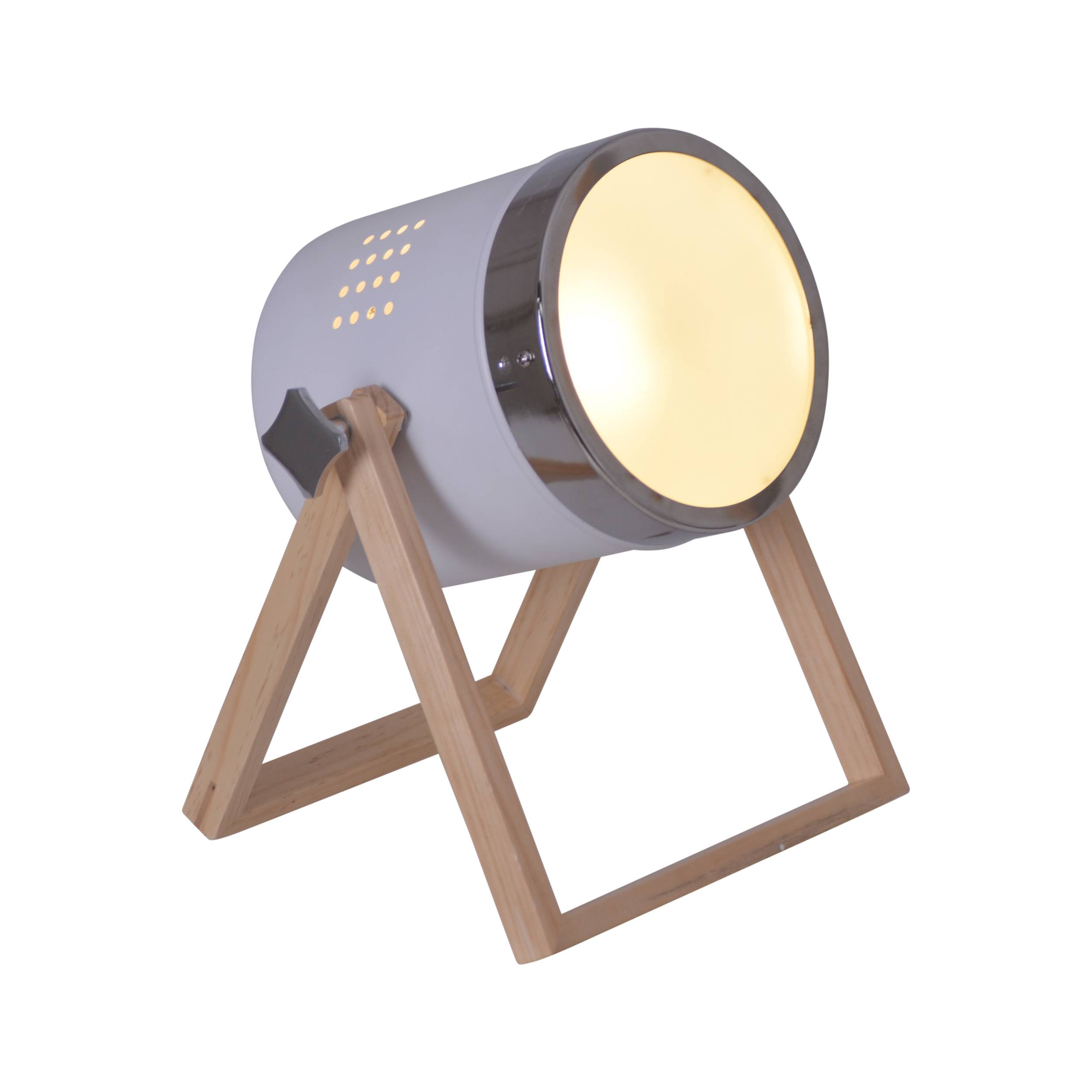 Tischleuchte "TIM"weiß/satiniert h: 28cm