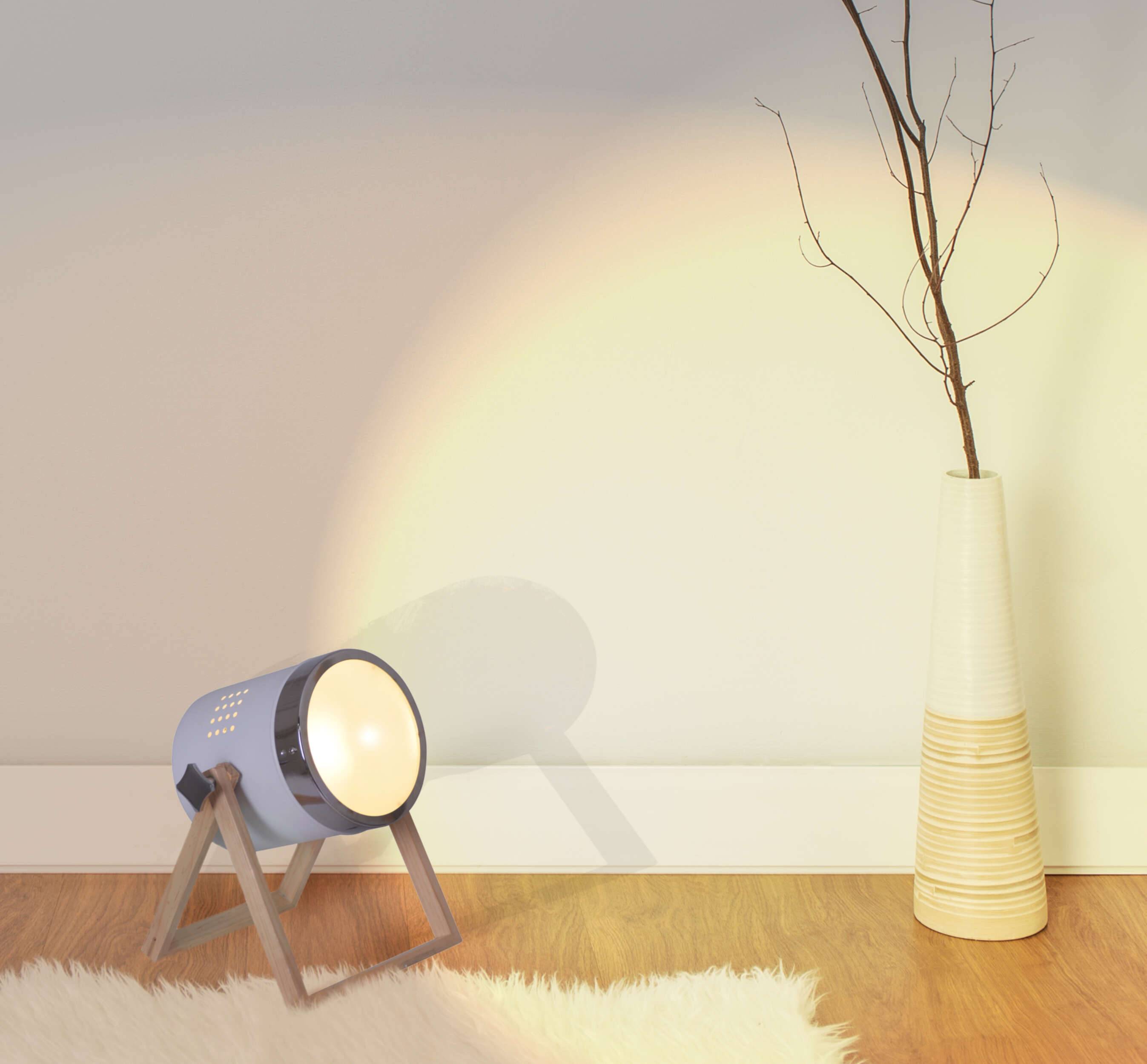 Tischleuchte "TIM"weiß/satiniert h: 28cm