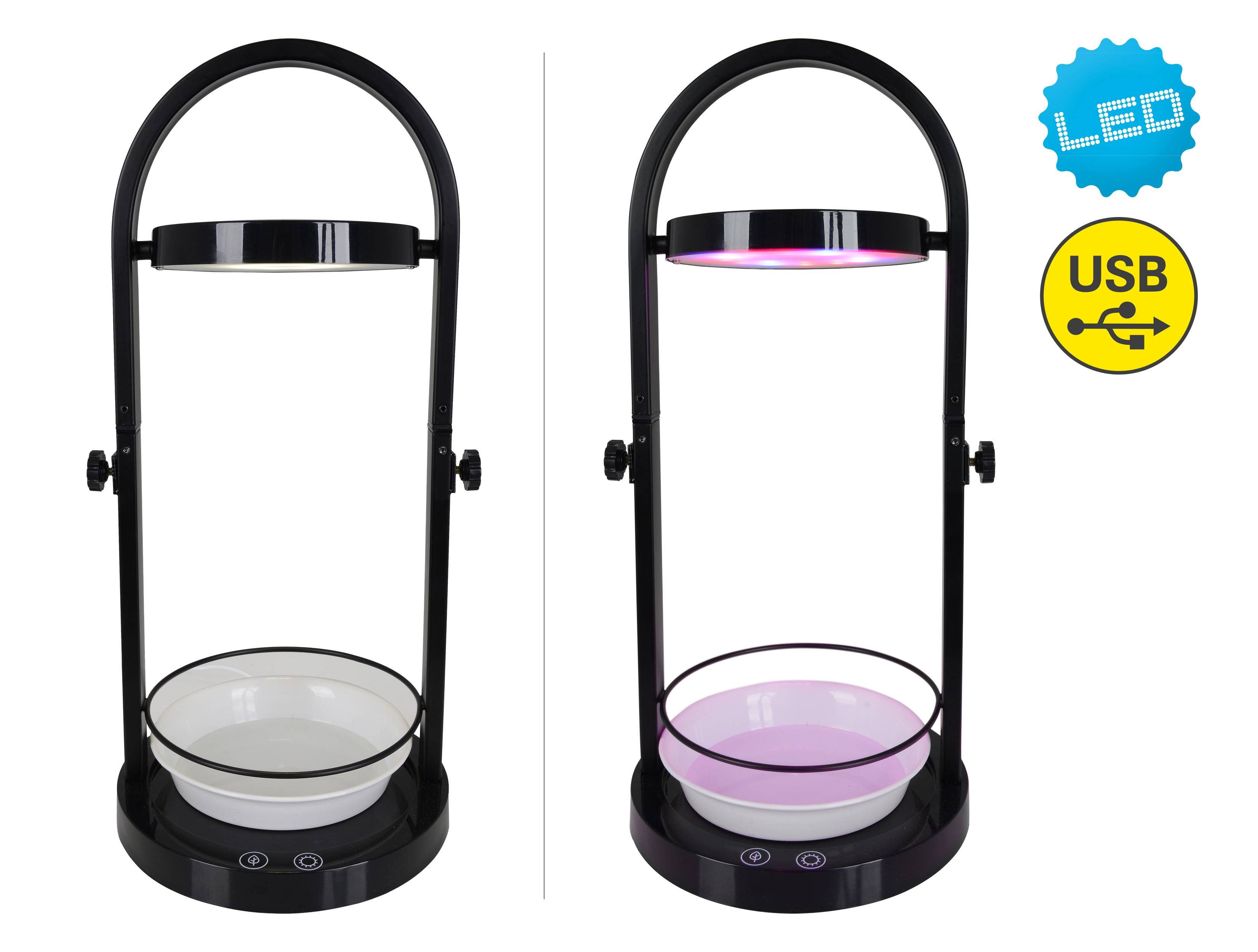 LED Pflanzen-Tischleuchte h:53,5cm "PLANTY"