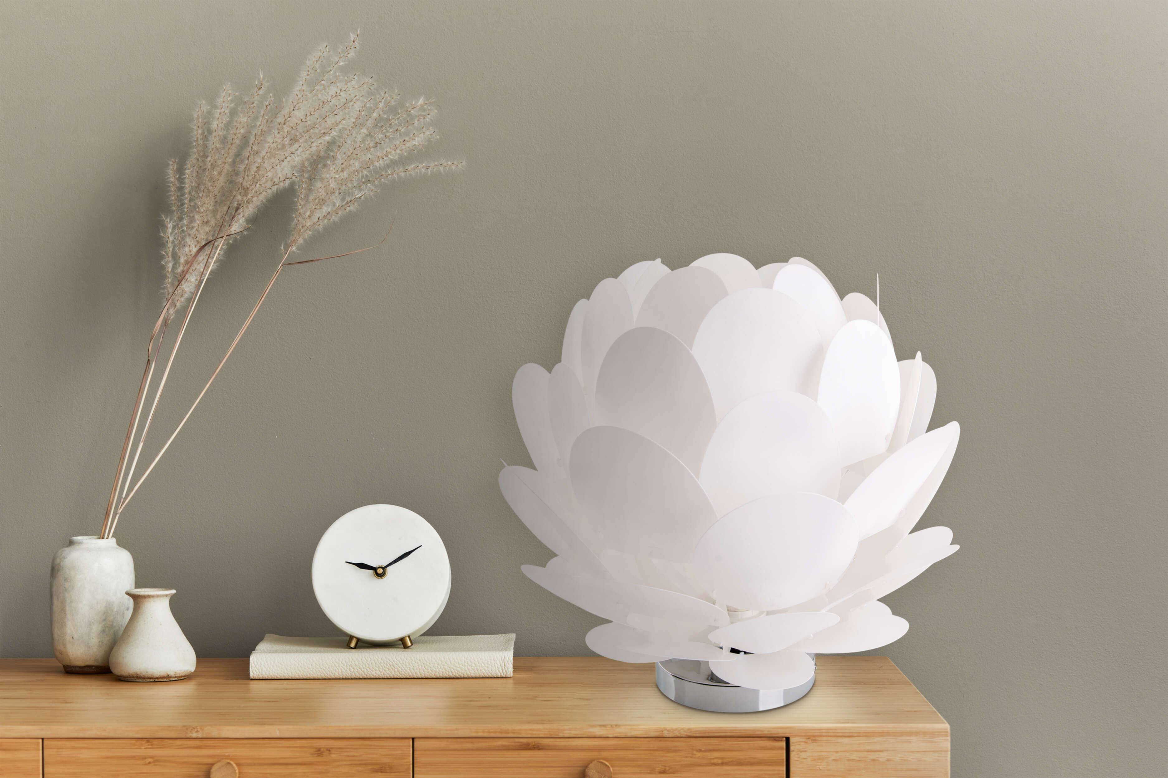 Tischleuchte weiß d: 41cm "FORA"