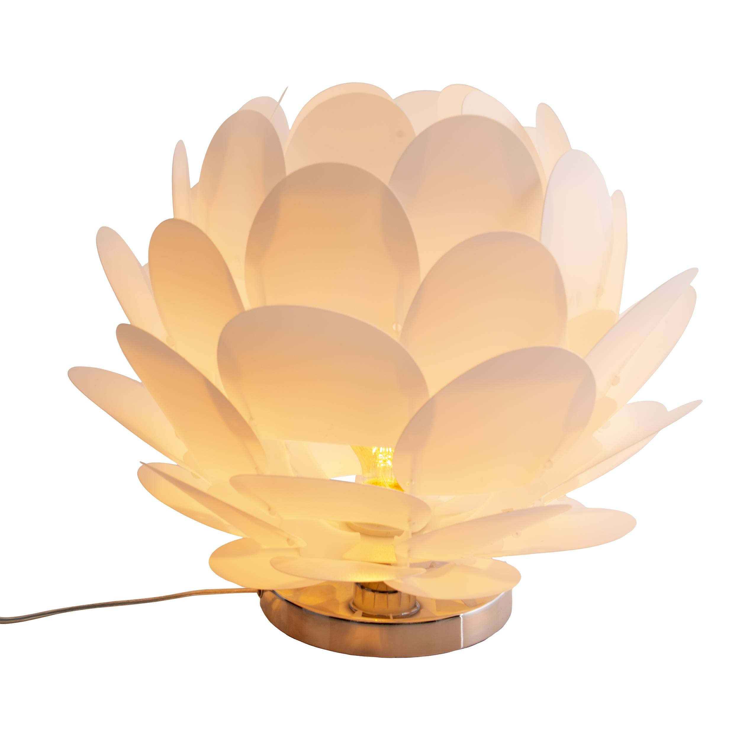 Tischleuchte weiß d: 41cm "FORA"