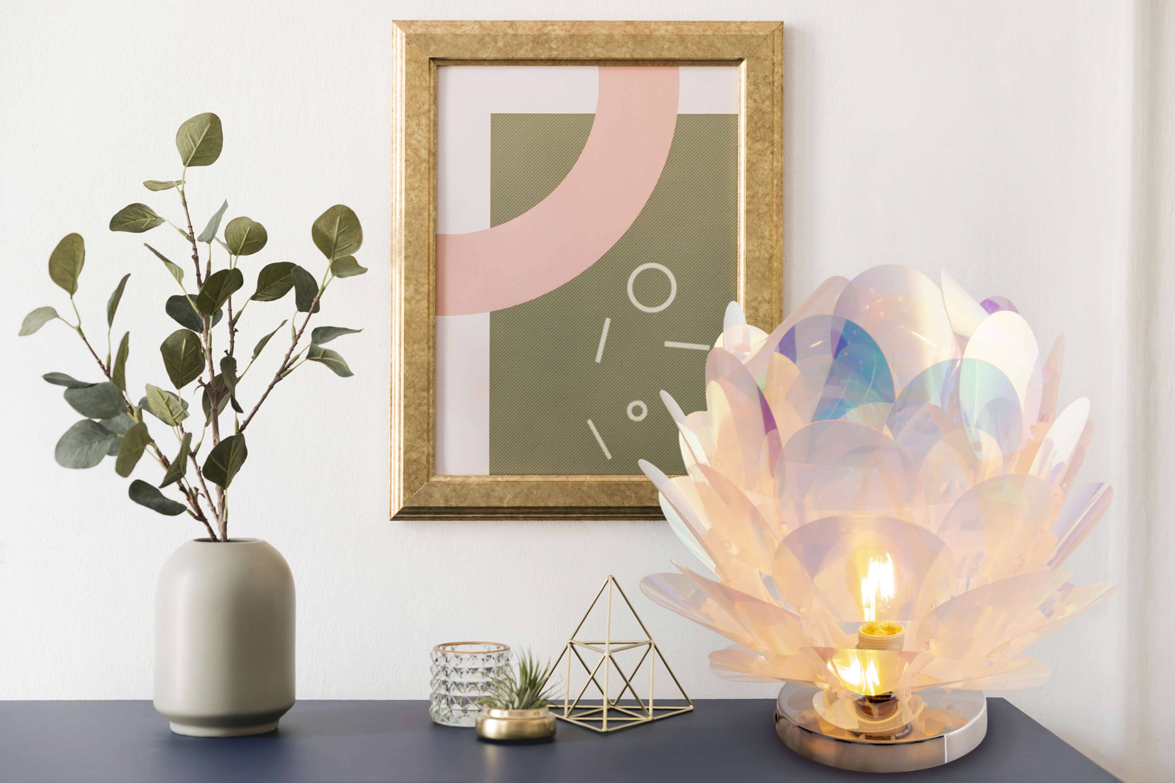 Tischleuchte "FORA" irisierend