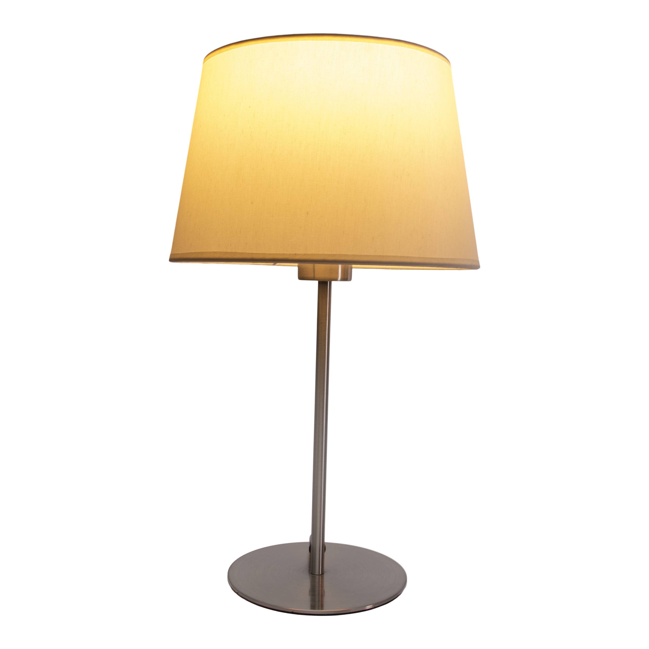 Tischleuchte "BOLOGNA" h: 45cm beige