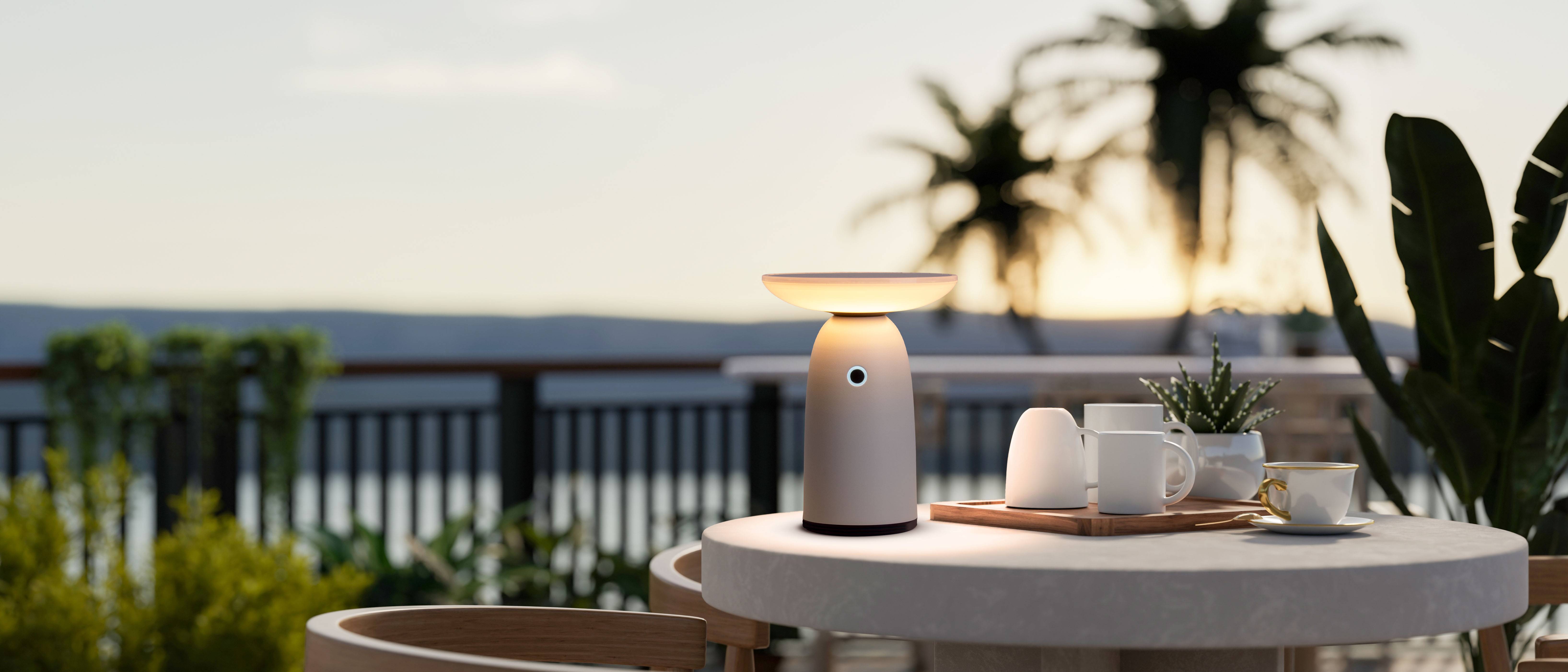 LED Solarleuchte "ADA" weiß