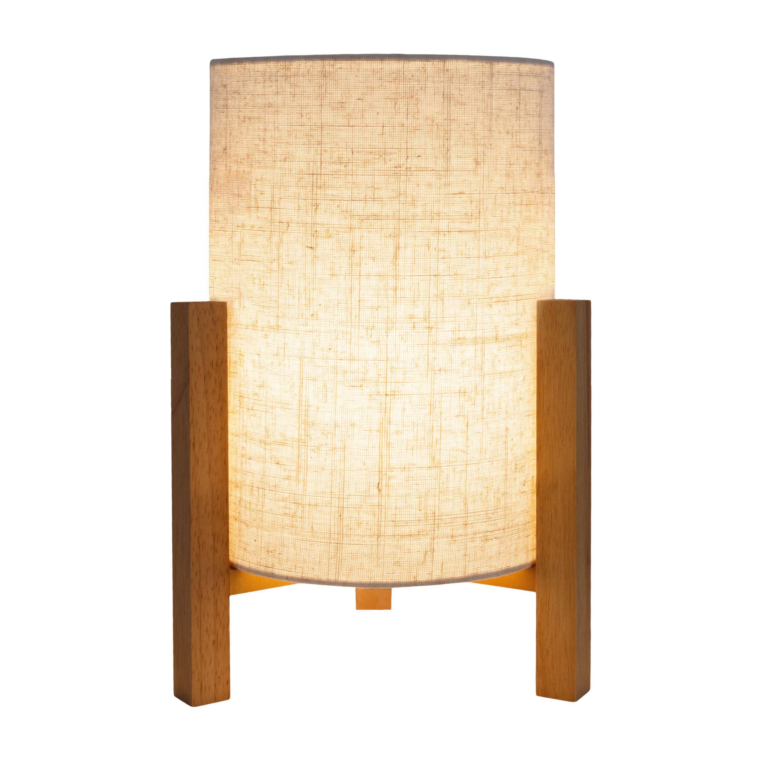 Tischleuchte "MATILDA" H: 32 cm leinen