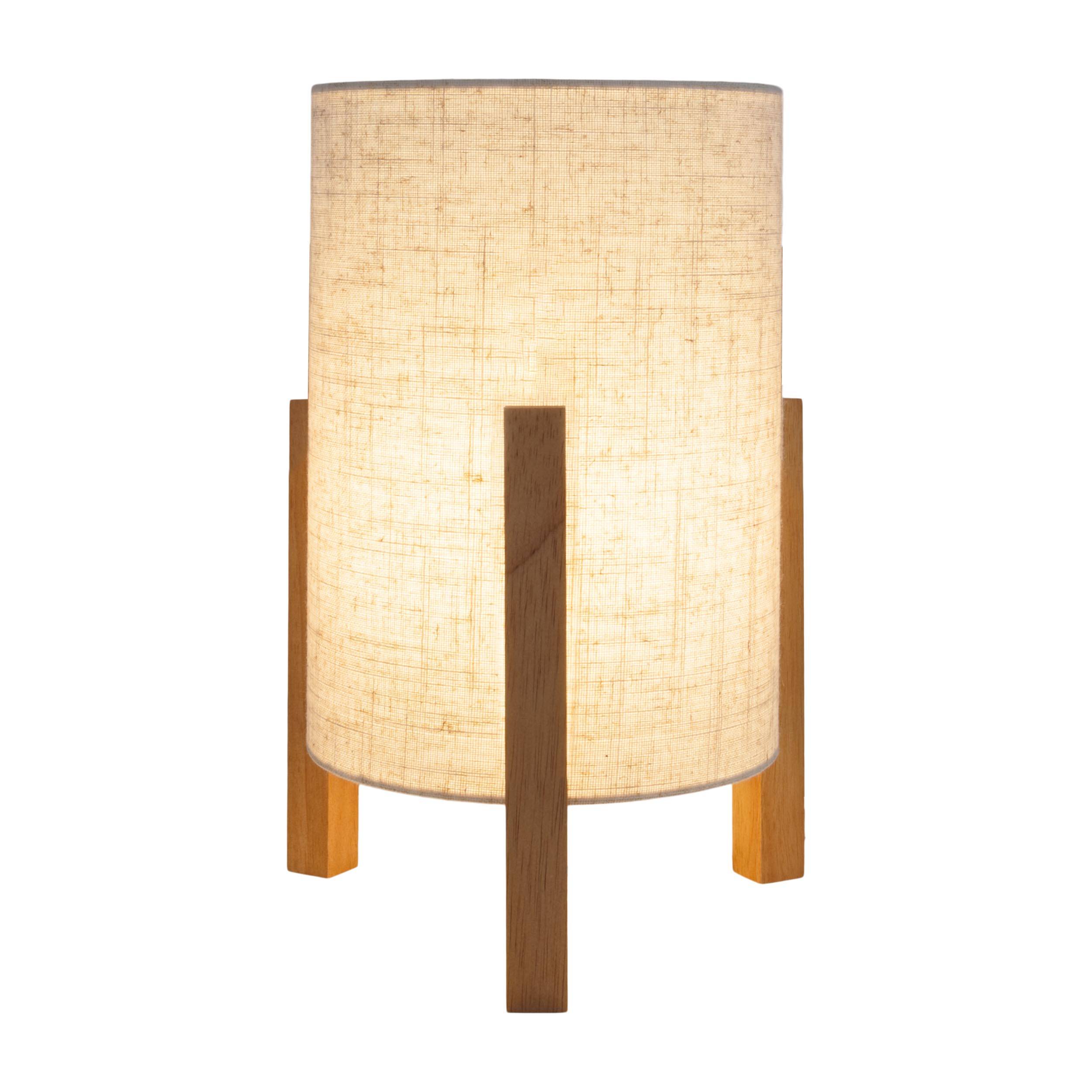 Tischleuchte "MATILDA" H: 32 cm leinen