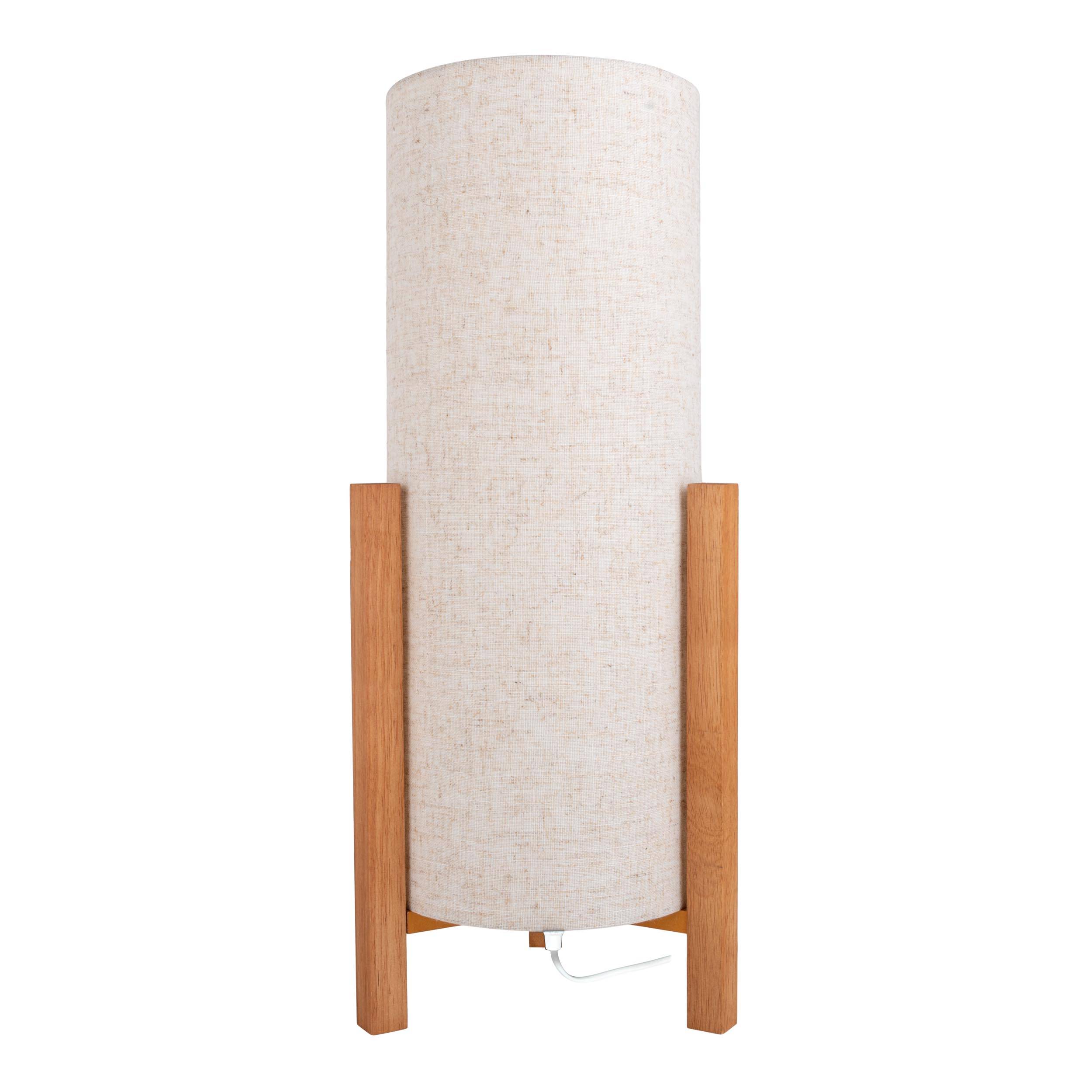 Tischleuchte "MATILDA" H: 52 cm leinen