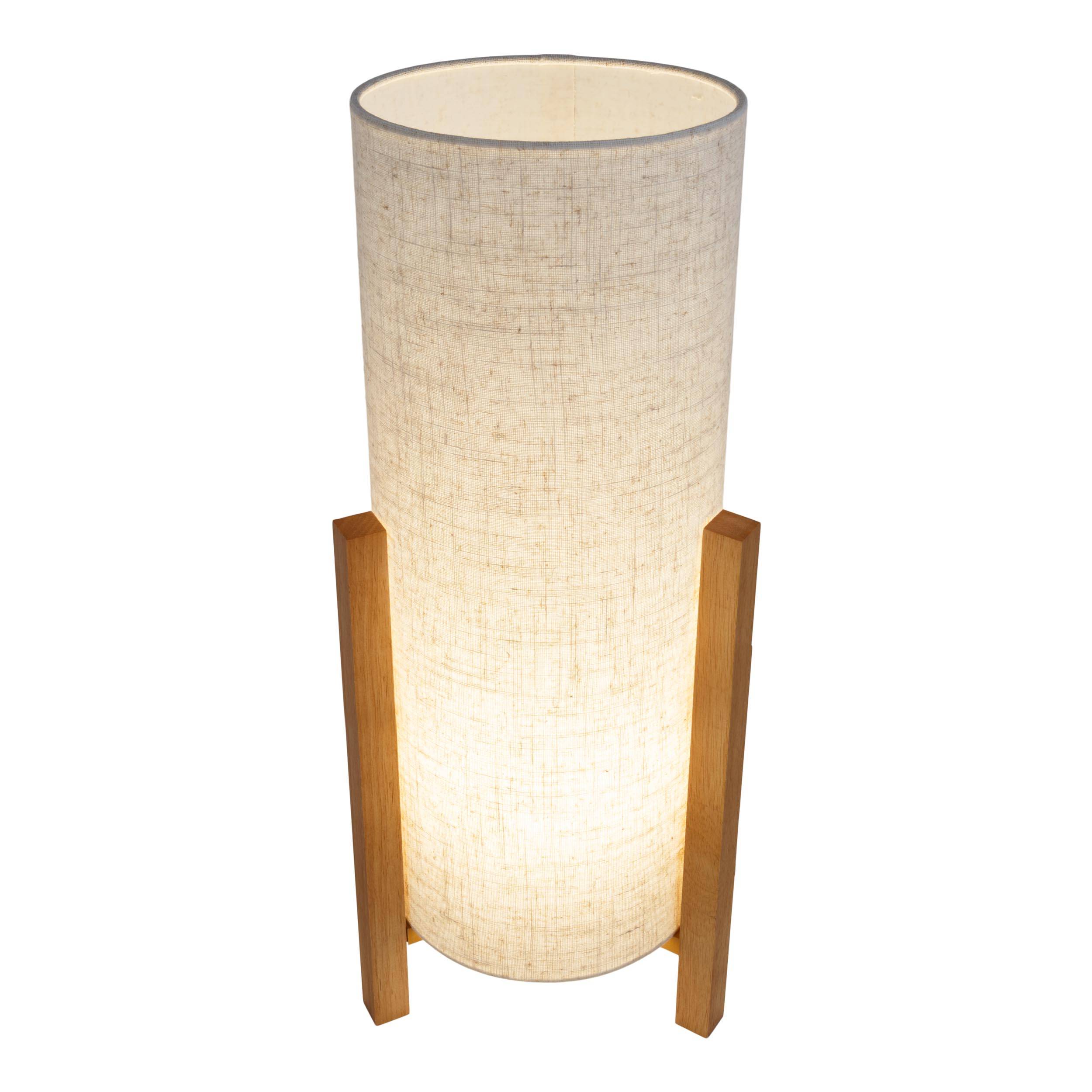 Tischleuchte "MATILDA" H: 52 cm leinen