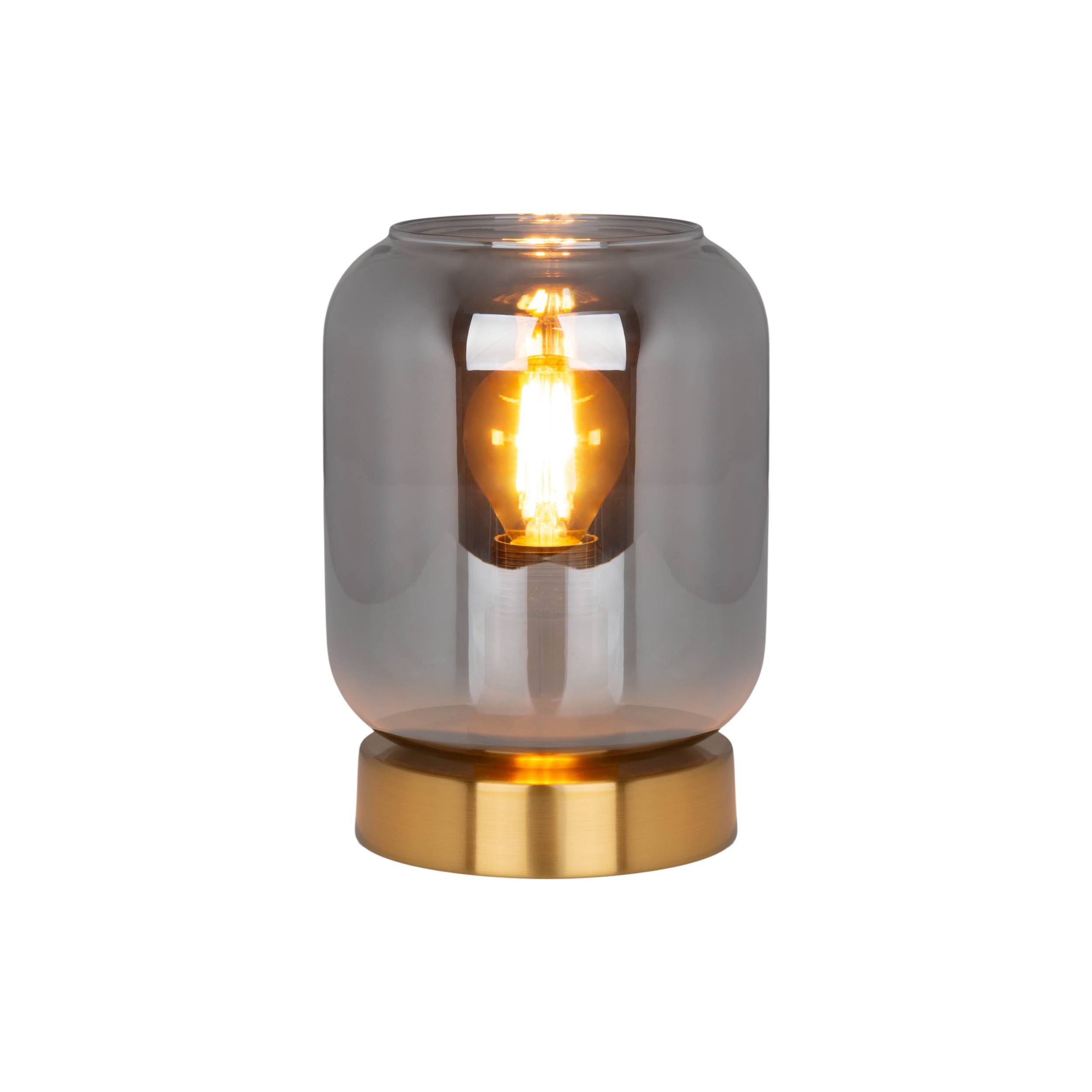 Glas-Tischleuchte "ALESSIO" H: 17 cm