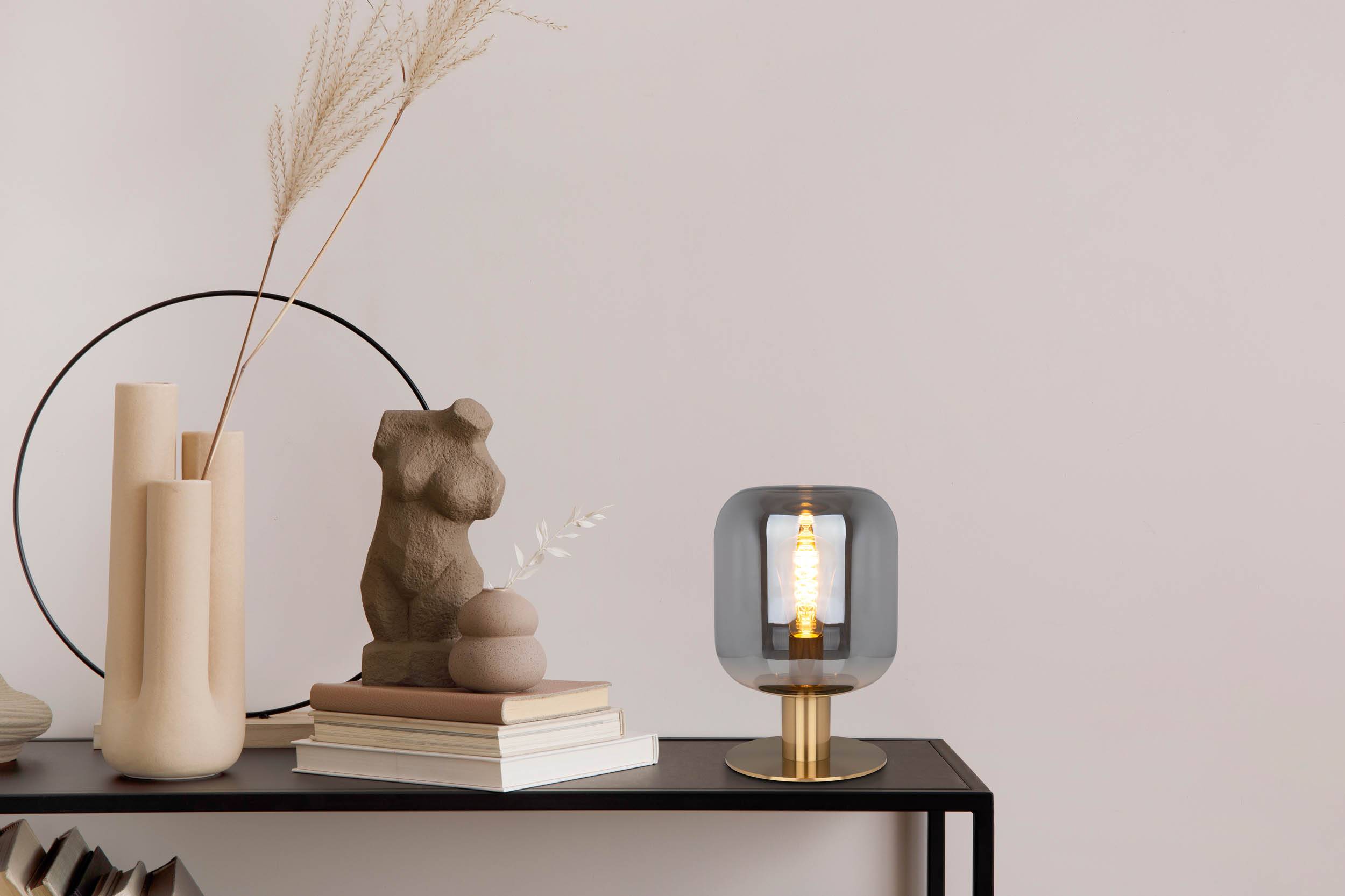 Glas-Tischleuchte "ALESSIO" H: 30 cm