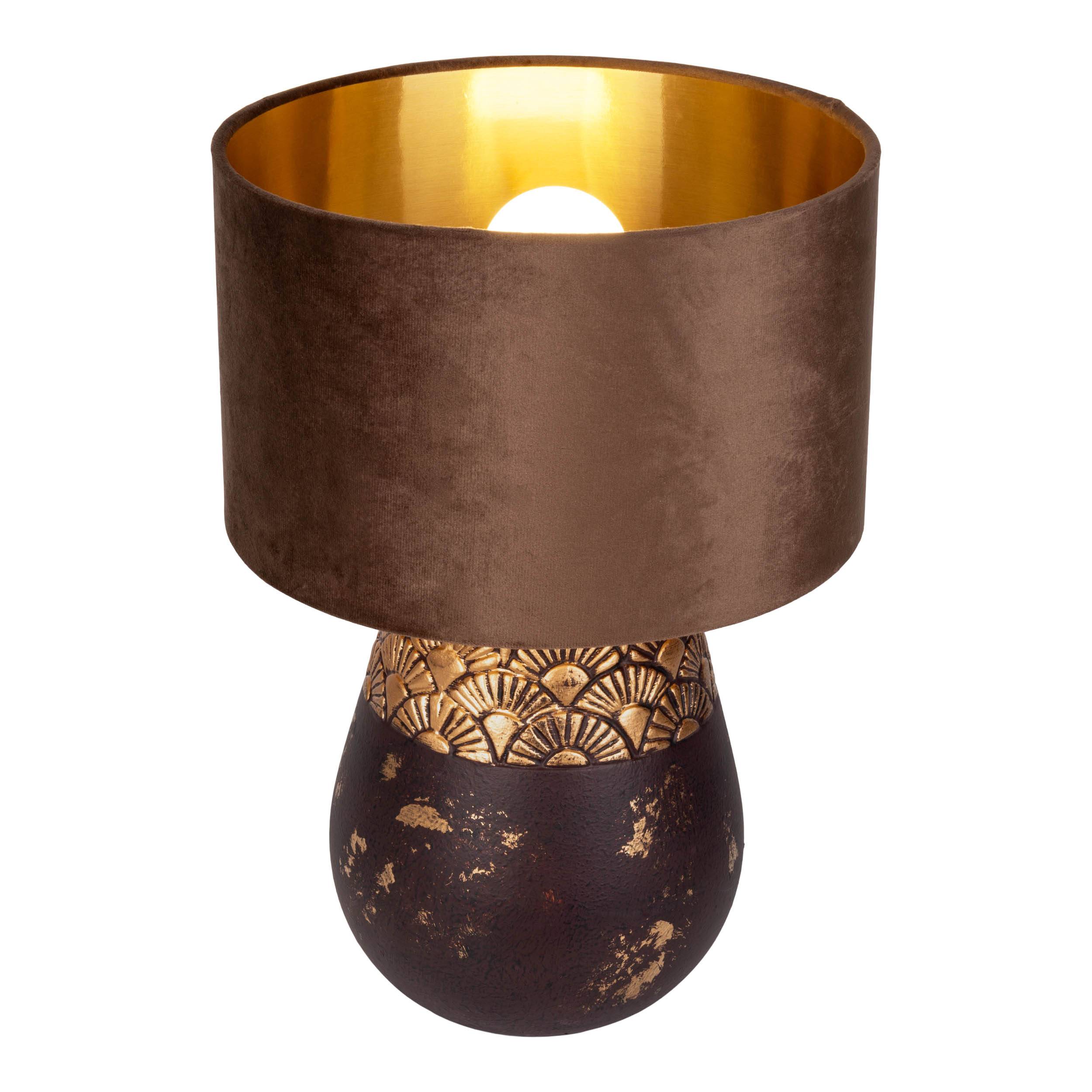 Tischleuchte tabak "BRONCO" D: 26 cm