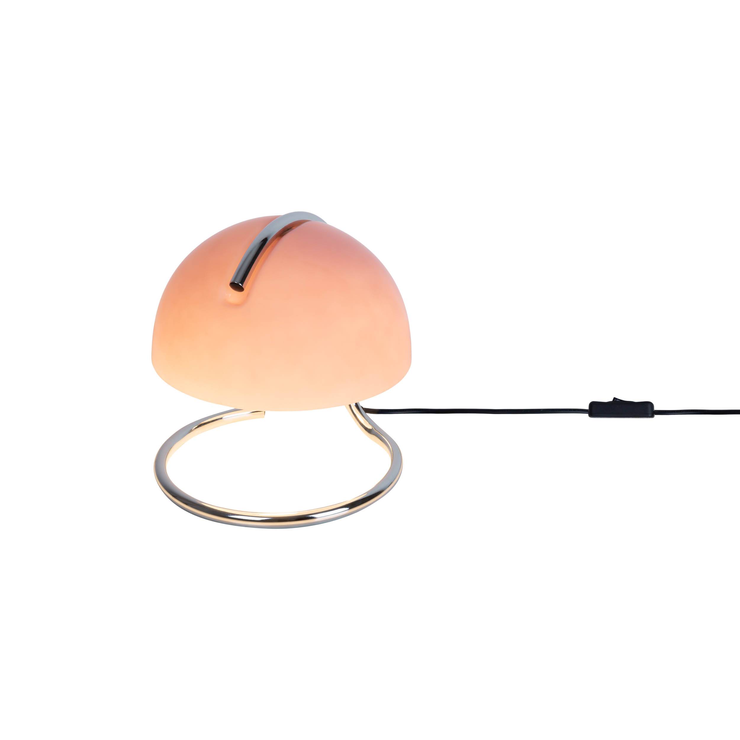 Tischleuchte "BURANO" rosa / H: 25 cm