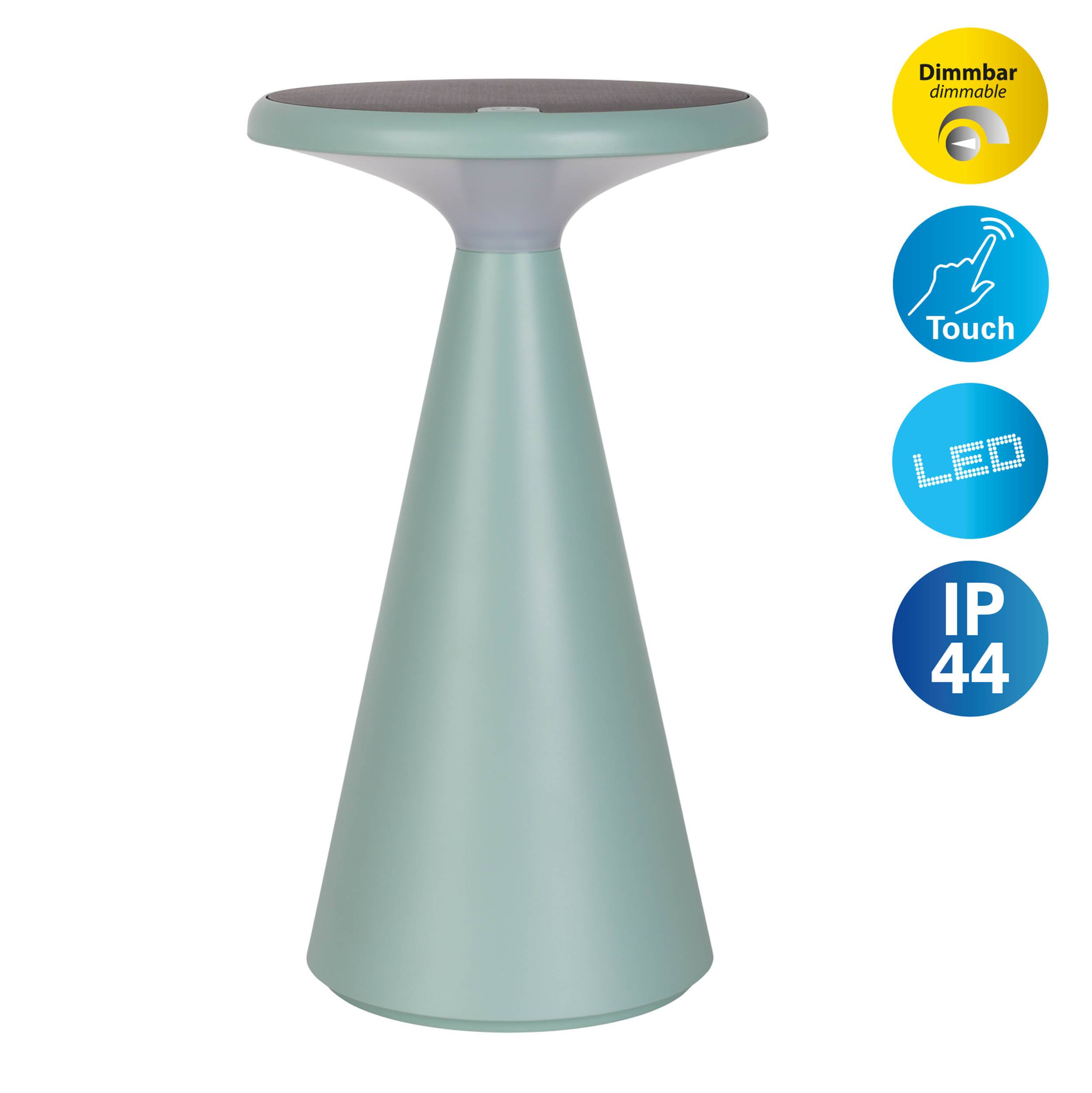 Solar-Akku-Tischleuchte "PALU" mint